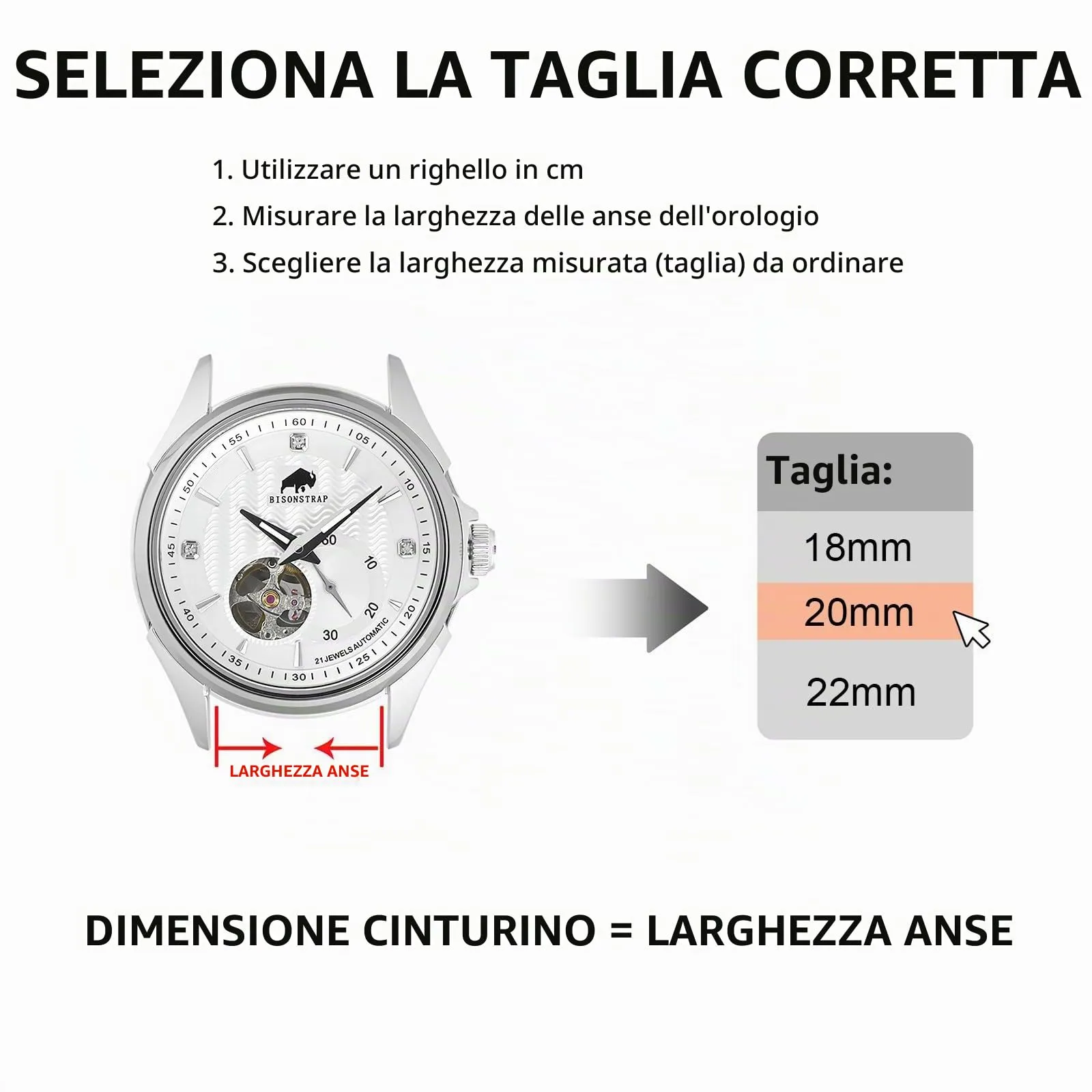 BISONSTRAP Cinturino per Orologi in Nylon da Uomo, 18mm, Verde Mimetico (Fibbia Argento) - immagine 4