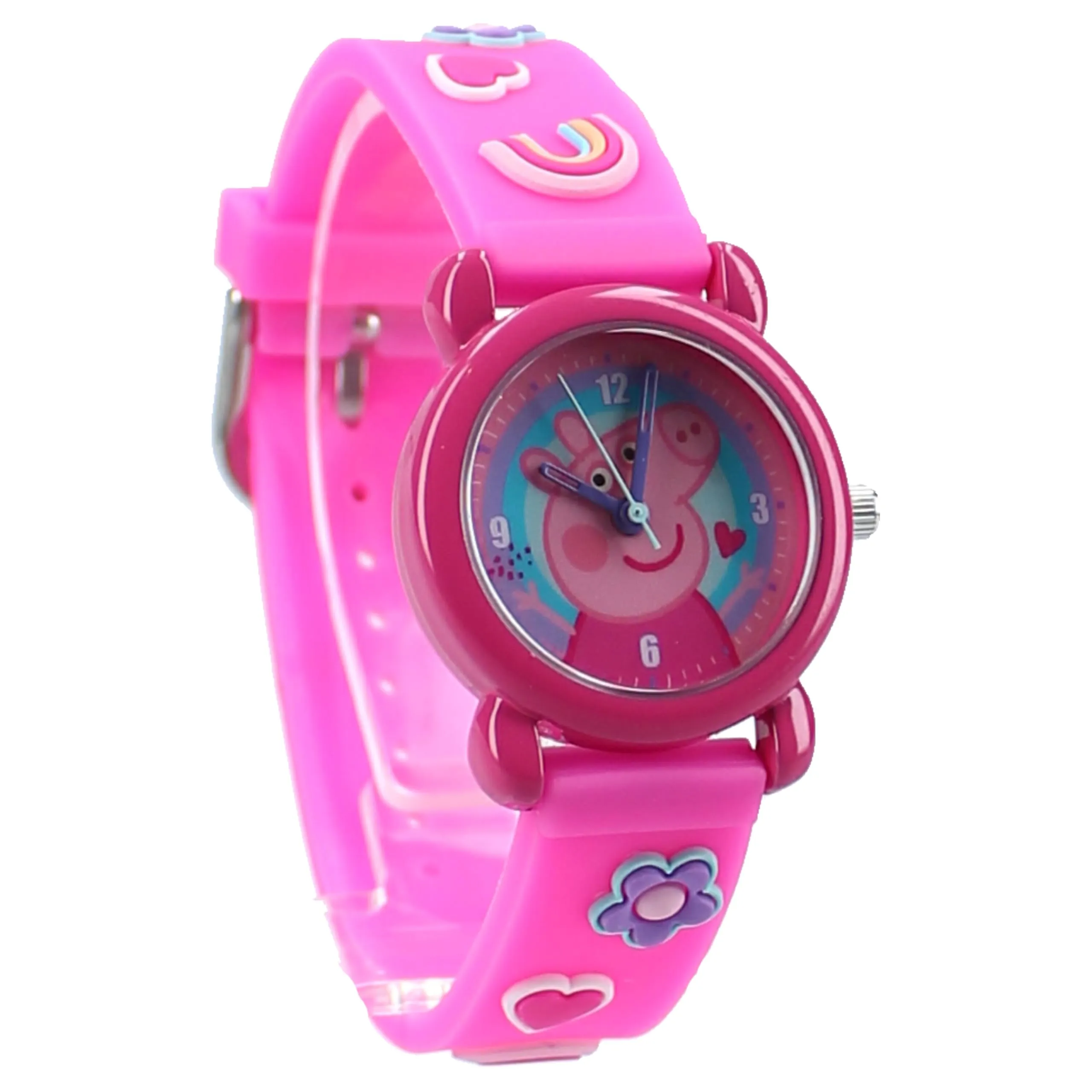 Vadobag Peppa Pig Orologio Analogico per Bambini, Rosa - immagine 1
