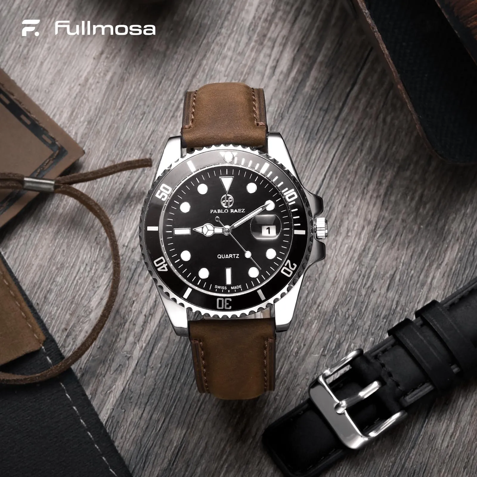 Fullmosa Cinturino in Pelle 20mm con Sgancio Rapido per Orologio e Smartwatch - immagine 2