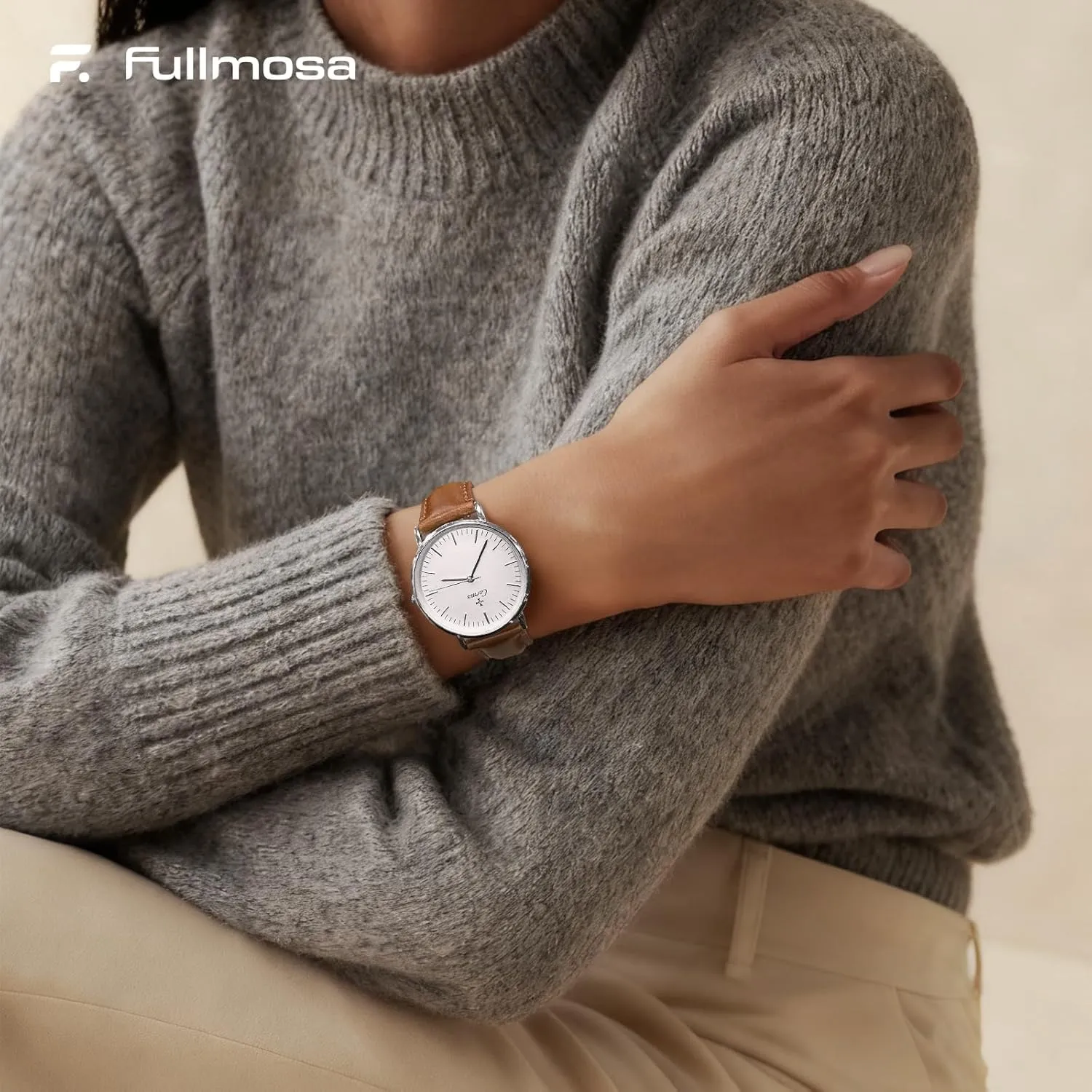 Fullmosa Cinturino in Pelle Vera 22mm con Sgancio Rapido - immagine 9