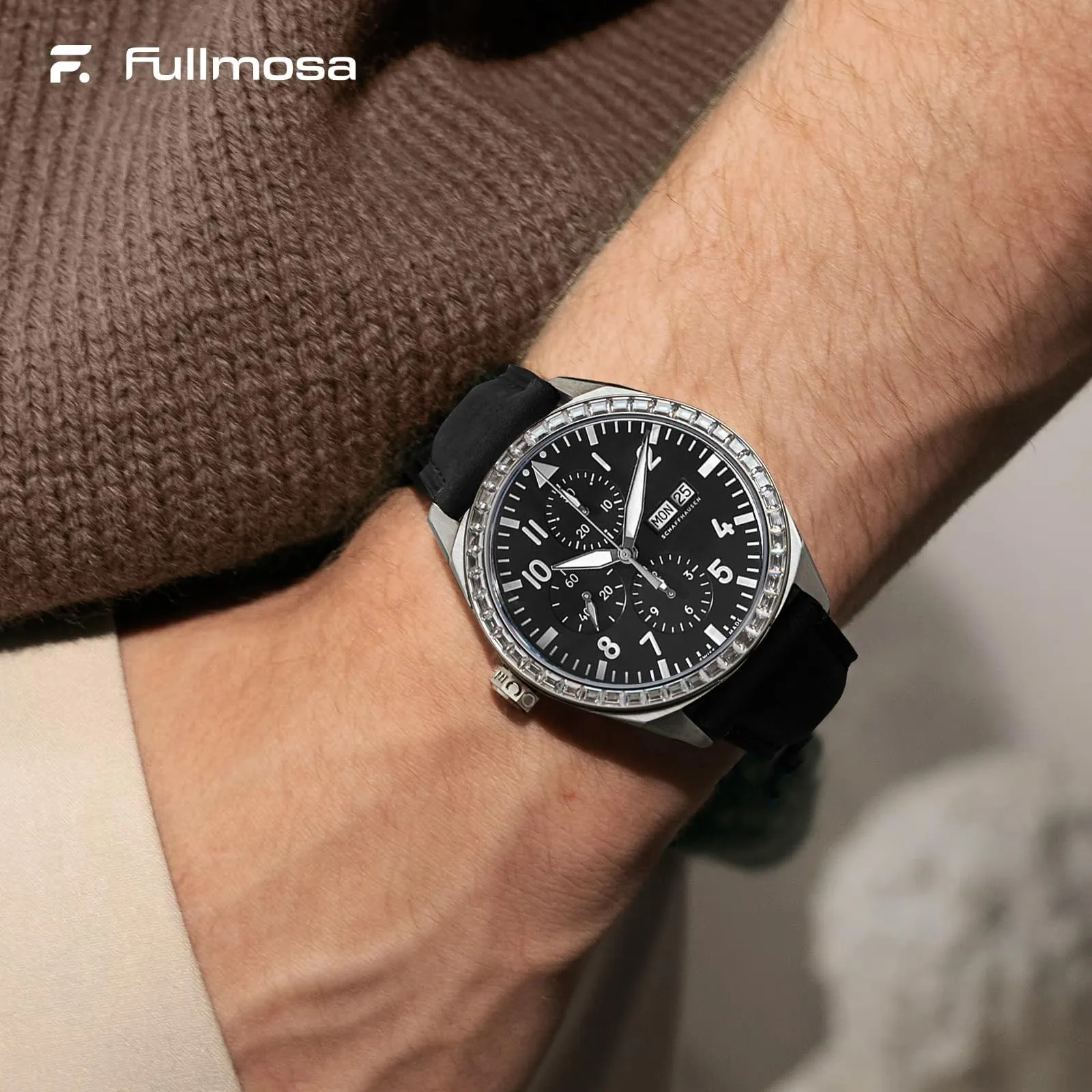 Fullmosa Cinturino in Pelle 24mm con Sgancio Rapido per Orologio e Smartwatch - immagine 6