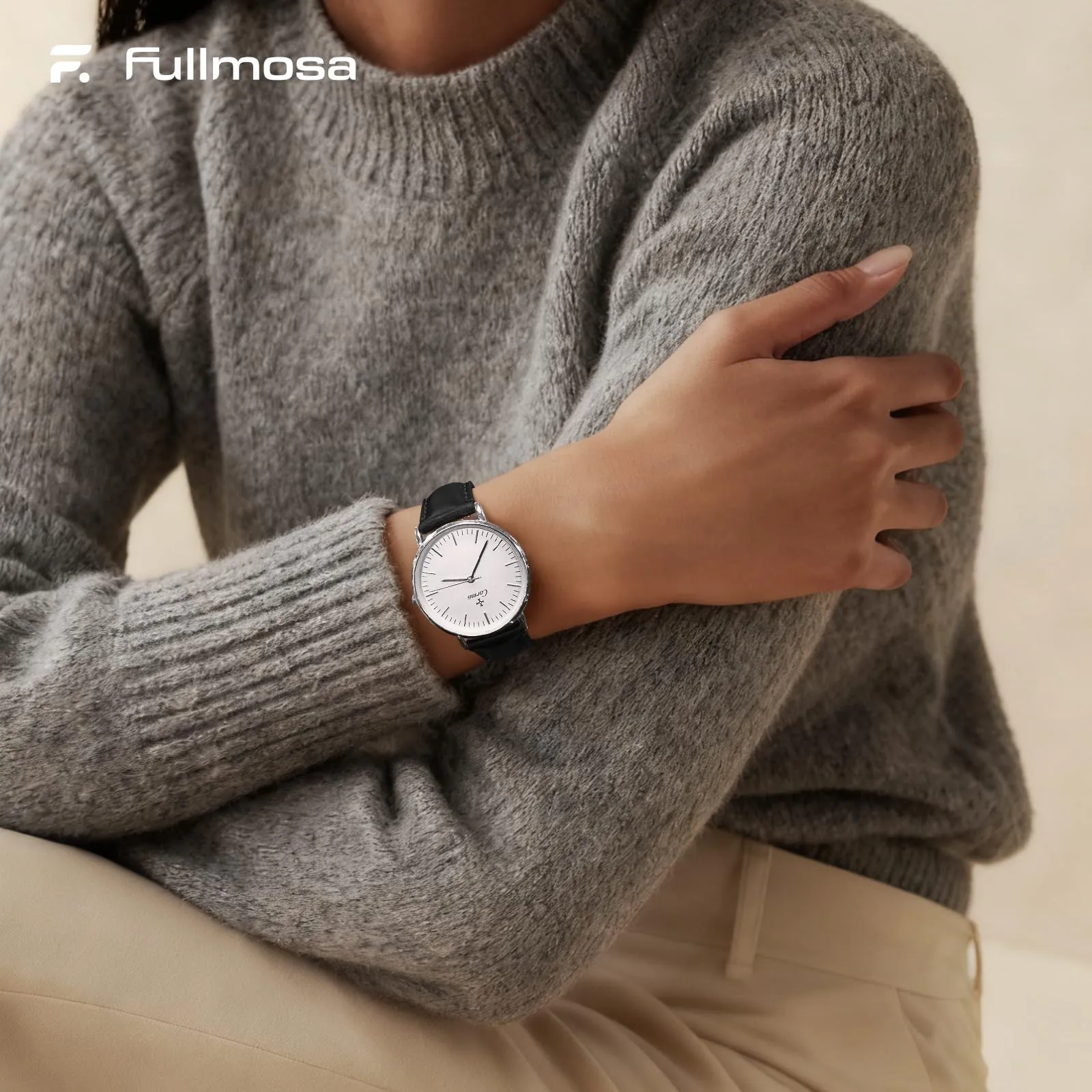 Fullmosa Cinturino in Pelle 22mm per Orologio e Smartwatch con Sgancio Rapido - immagine 8