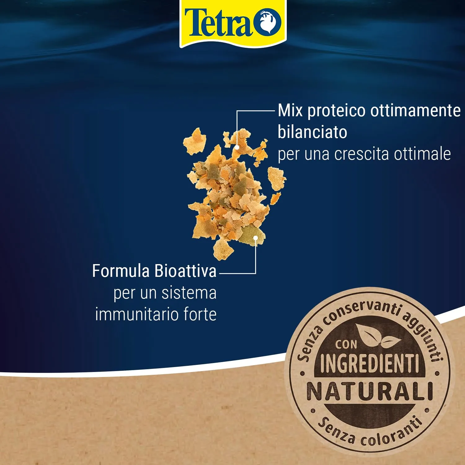 Tetra TetraMin XL Flakes for Large Ornamental Fish, 1 L - immagine 4