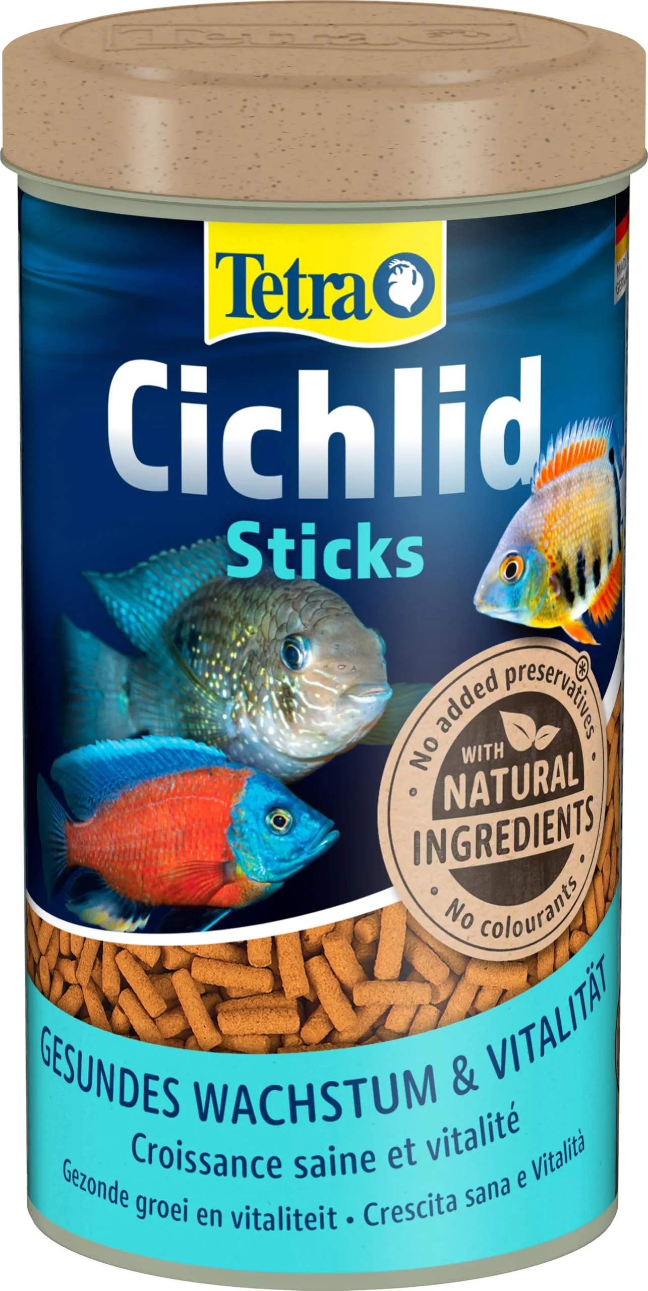 Tetra Cichlid Sticks Mangime per Ciclidi e Pesci Ornamentali Grandi, Bastoncini Galleggianti, 500 ml - immagine 10