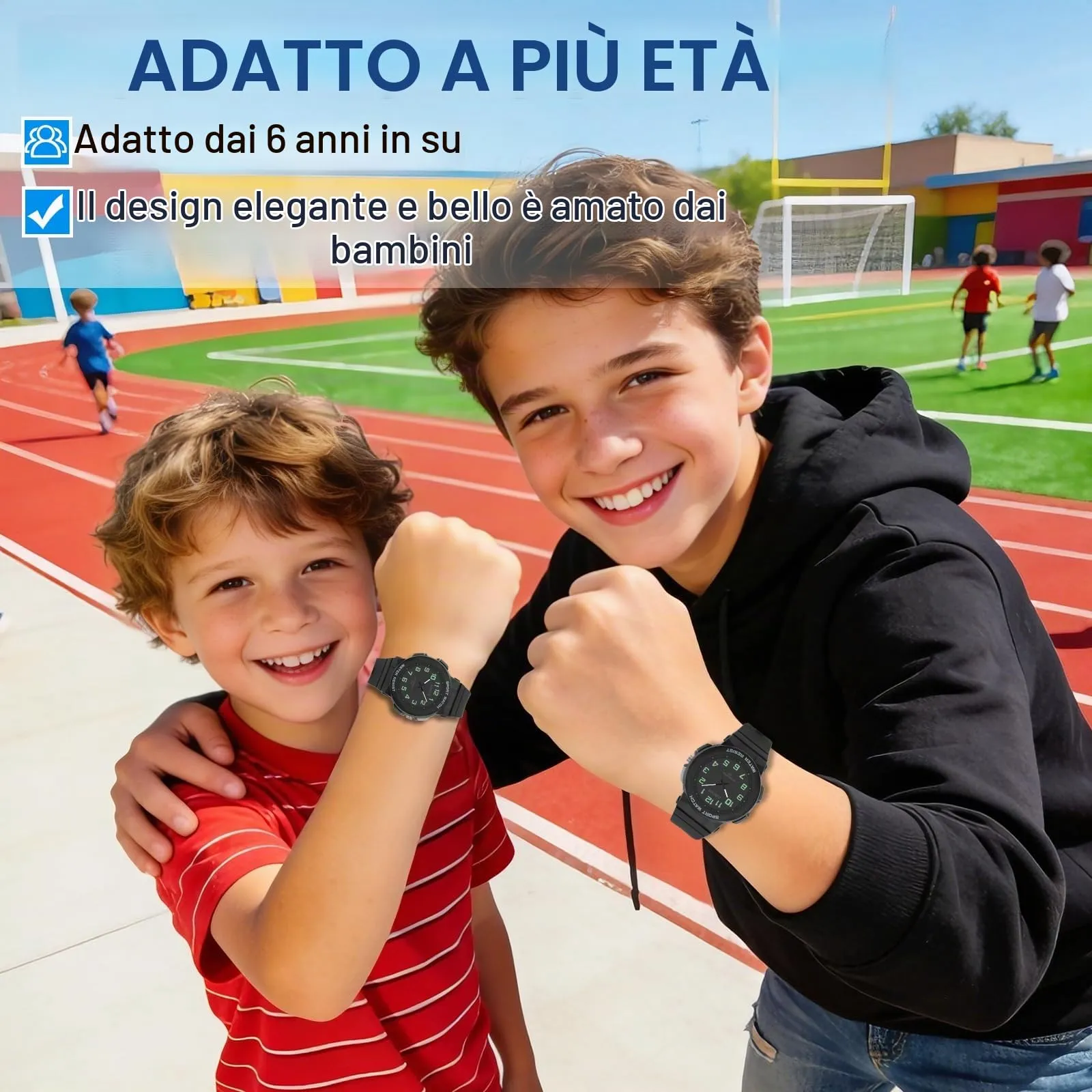 Juboos Orologio Analogico Quarzo Impermeabile per Bambini e Ragazzi 7-15 anni - immagine 6
