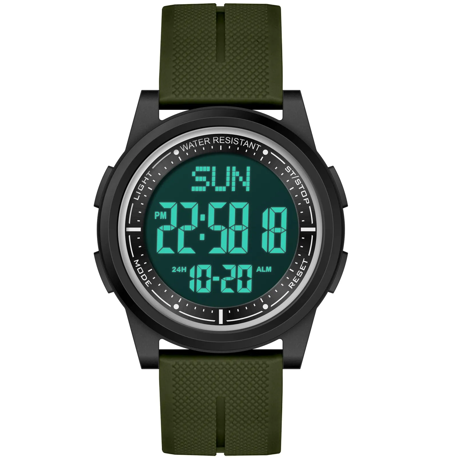 WIFORT Orologio Digitale Impermeabile AW02 Verde Me1 - immagine 2