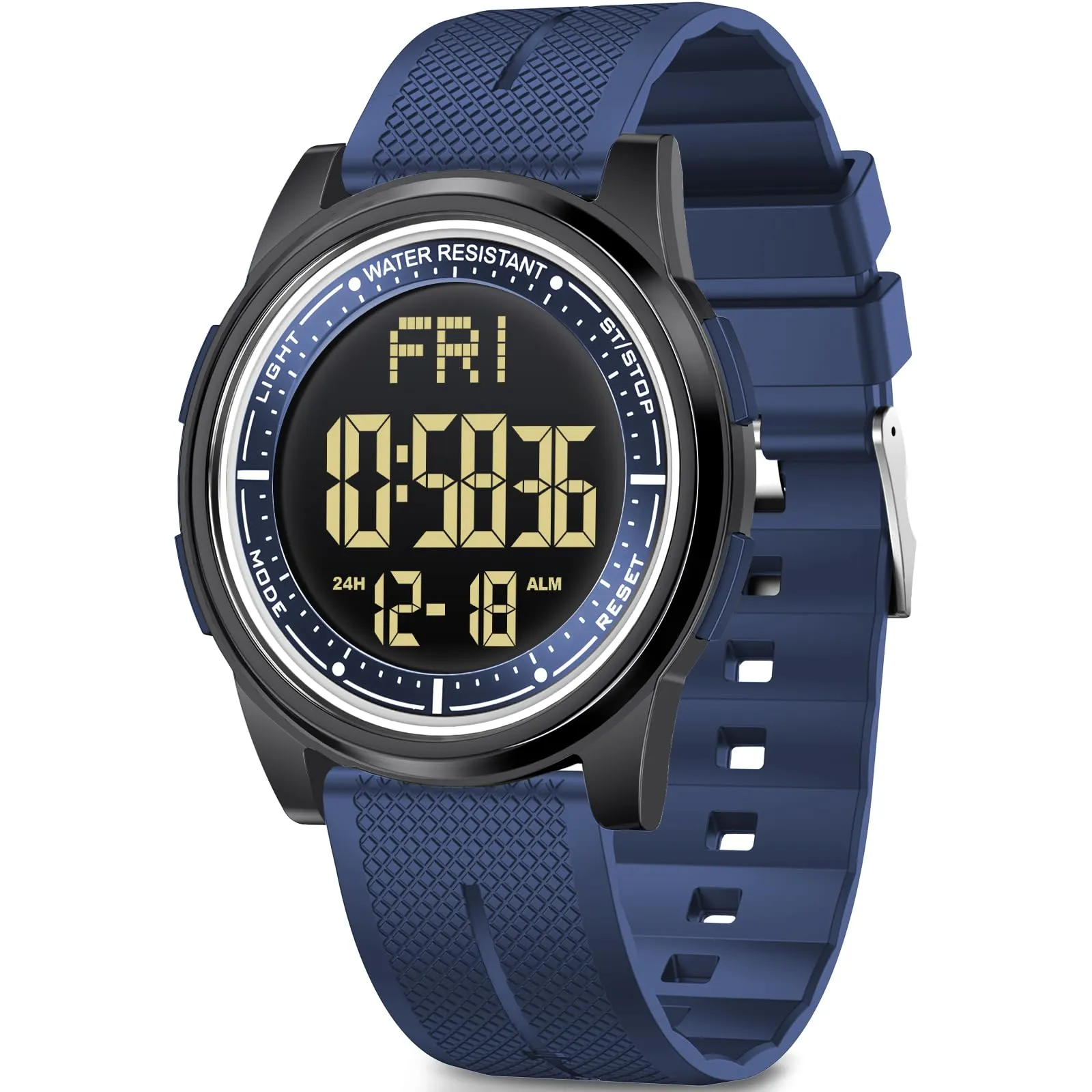 WIFORT AW02 Orologio Digitale Sportivo Impermeabile Blu Navy Me2 - immagine 1