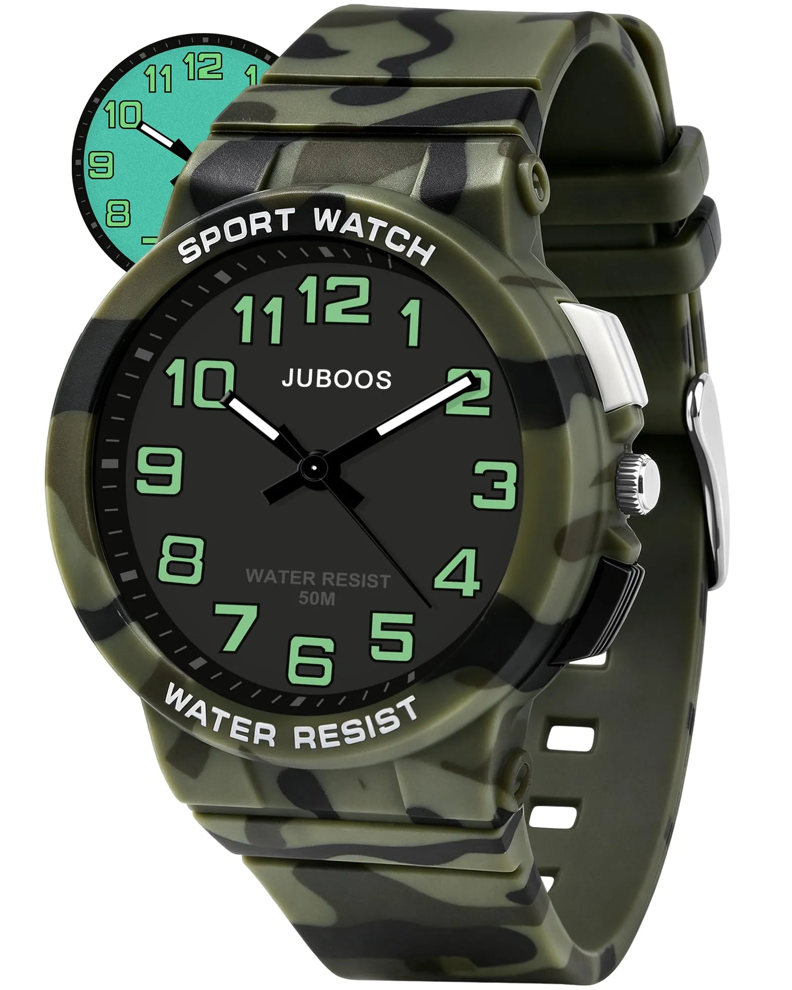 Juboos Orologio Analogico Quarzo Impermeabile per Bambini e Ragazzi 7-15 anni - immagine 1