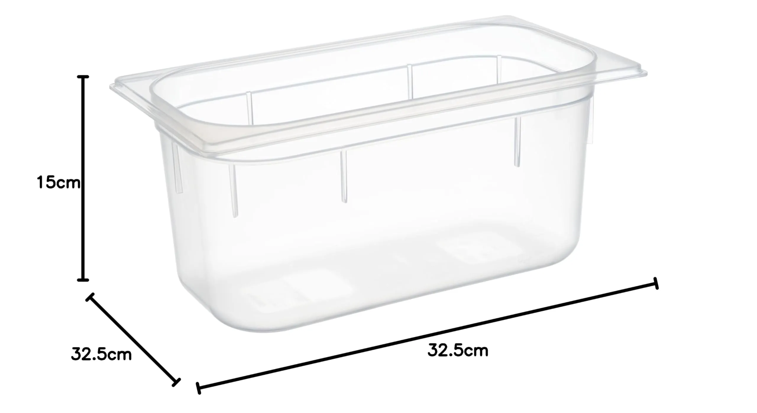 APS GN 1/3 Contenitore in Polipropilene, 5,3 Litri, 32,5 x 17,6 x 15,0 cm - immagine 10