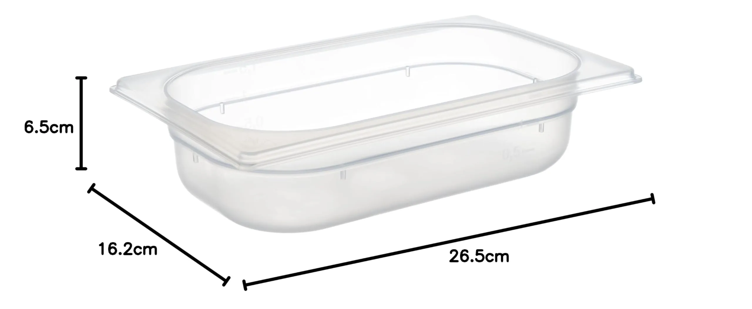 APS GN 1/4 Contenitore in Polipropilene, 1,7 l, 26,5 x 16,2 x 6,5 cm - immagine 11