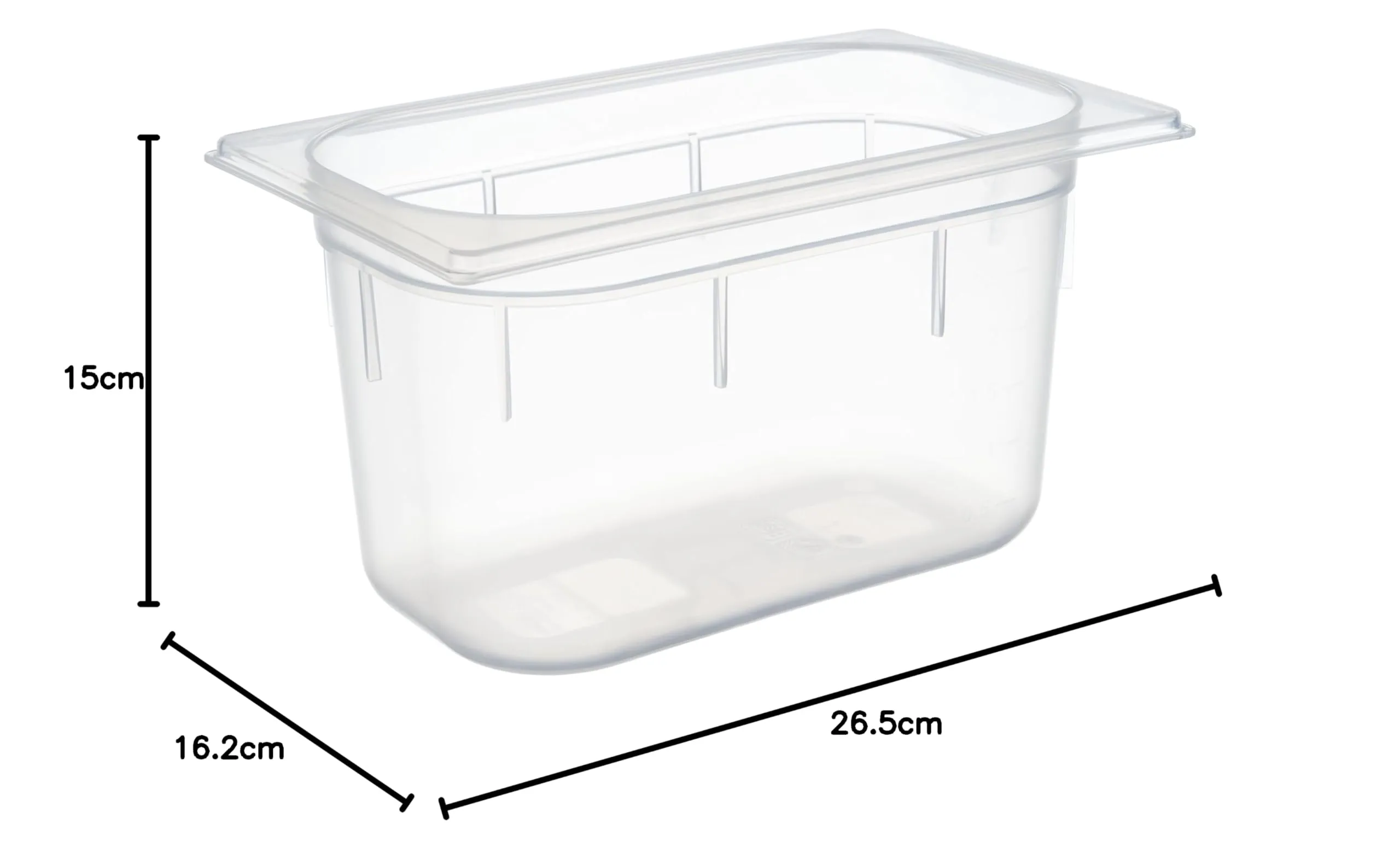 APS GN 1/4 Contenitore in Polipropilene, 3,7 Litri, 26,5 x 16,2 x 15 cm - immagine 10