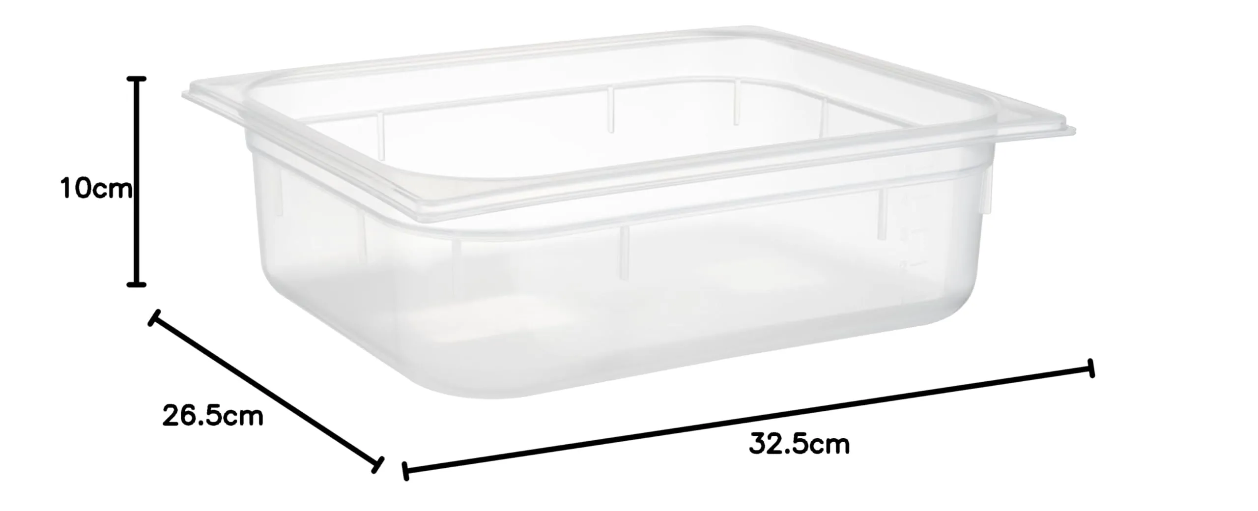 APS Contenitore GN 1/2 in Polipropilene, 32,5 x 26,5 x 10 cm - immagine 12