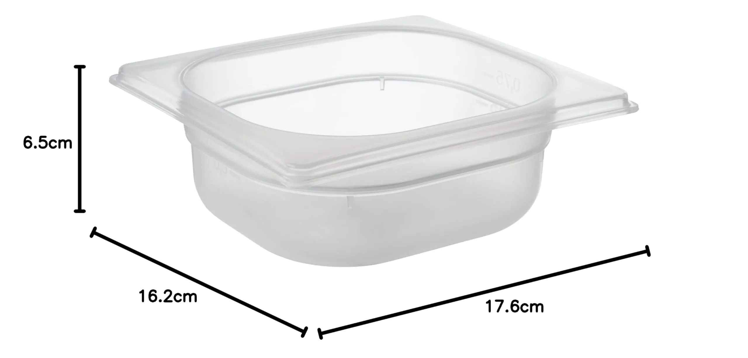 APS Contenitore GN 1/6 in Polipropilene, 1,0 Litri, 17,6 x 16,2 x 6,5 cm - immagine 11