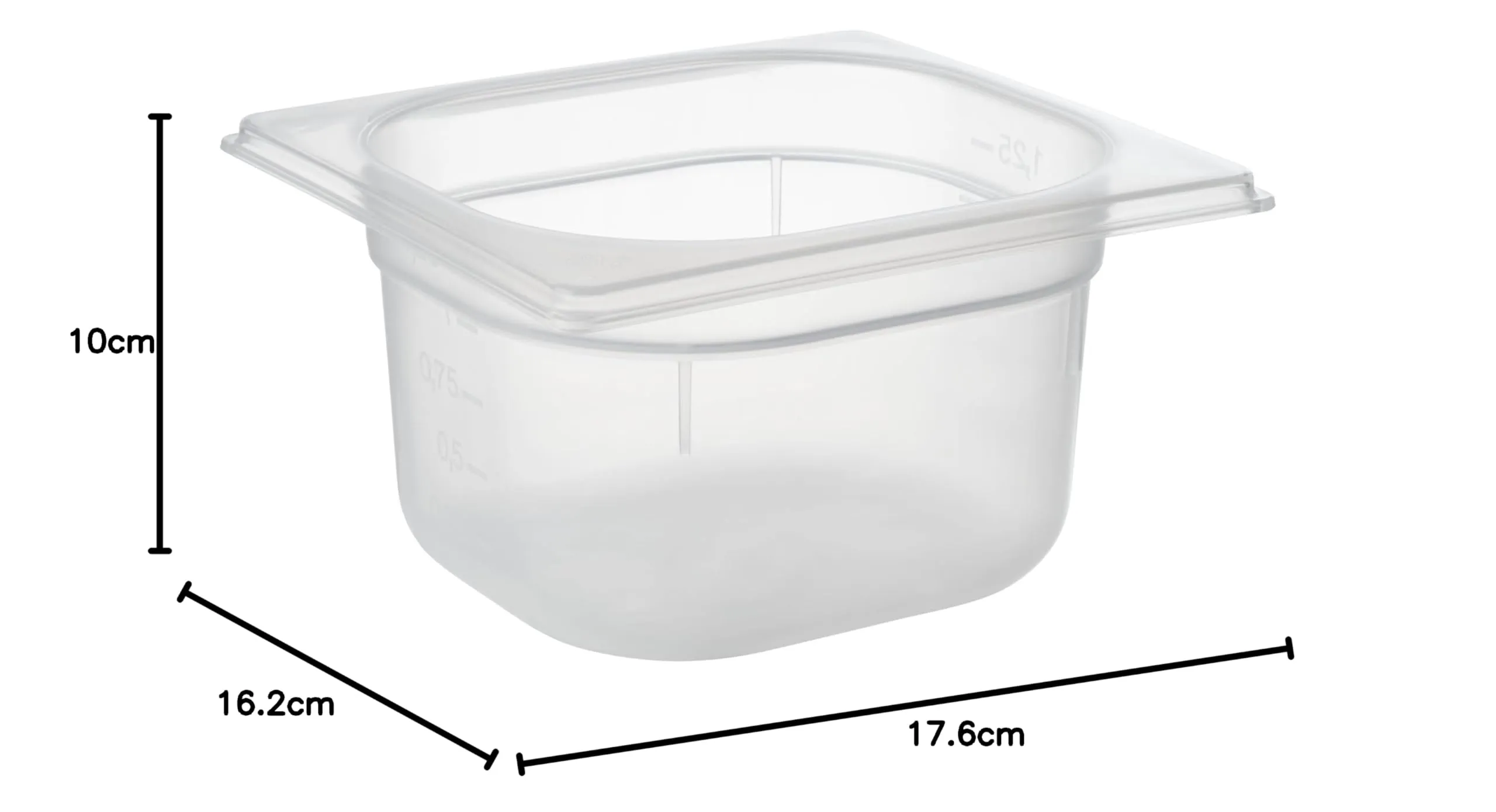 APS GN 1/6 Contenitore in Polipropilene, 1,5 l, 17,6 x 16,2 x 10 cm - immagine 12