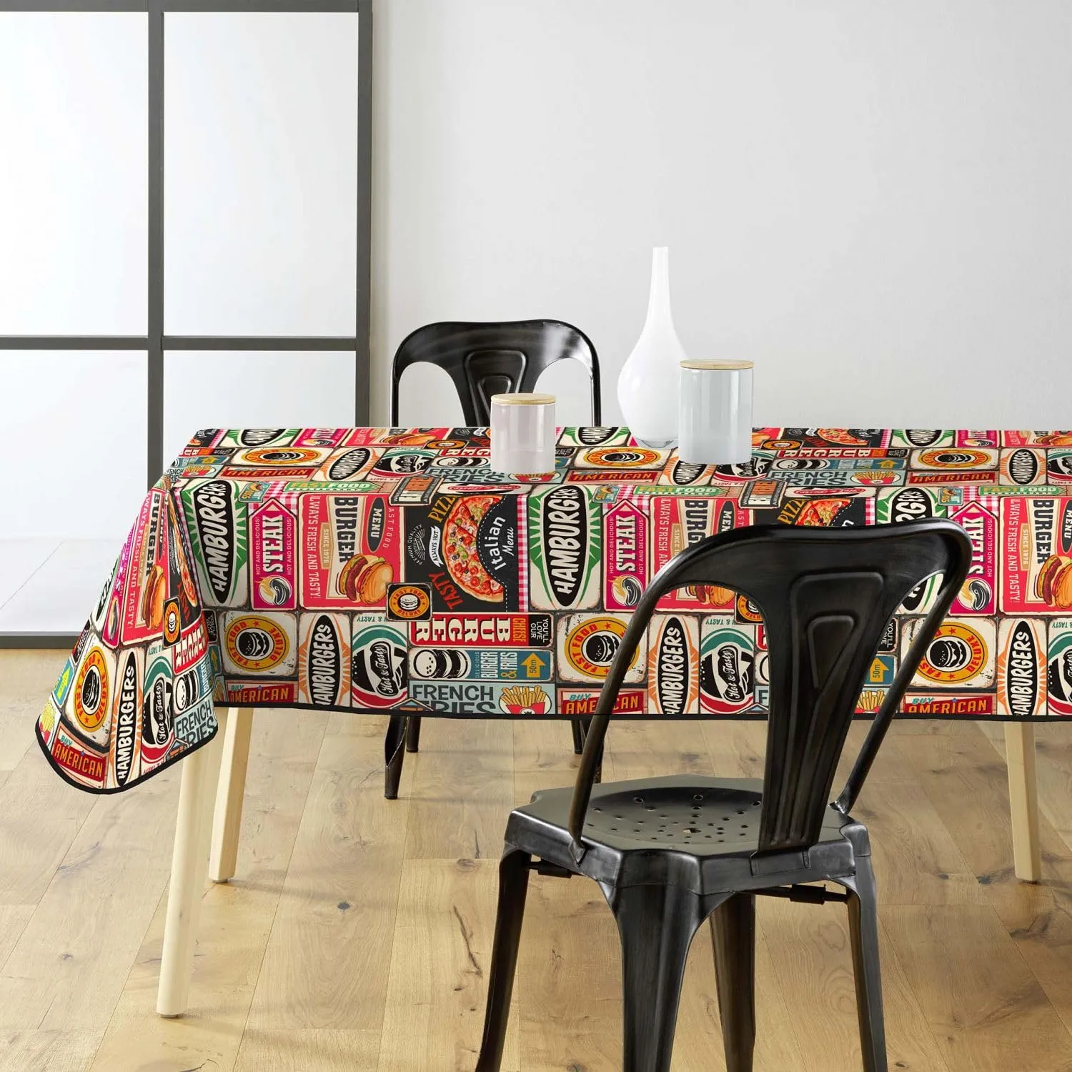 Douceur d'Intérieur Tovaglia Rettangolare Americano, 140 x 240 cm, PVC Stampata - immagine 2