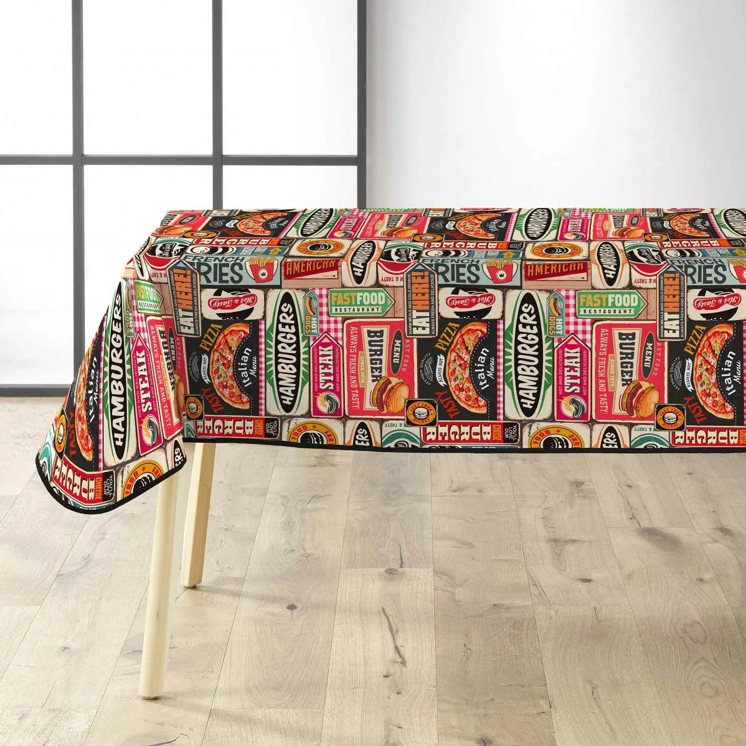 Douceur d'Intérieur Tovaglia Rettangolare Americano, 140 x 240 cm, PVC Stampata - immagine 3