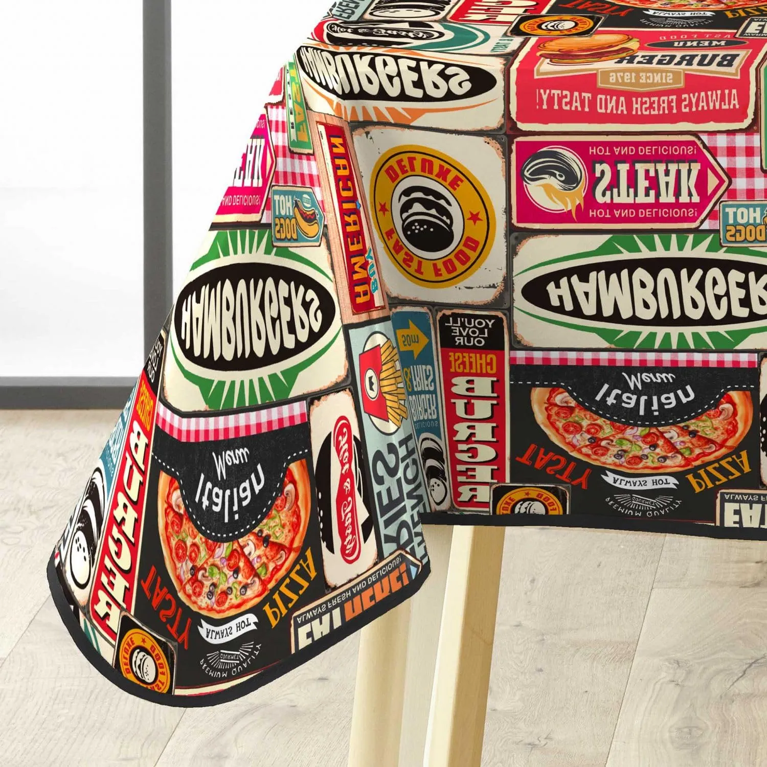 Douceur d'Intérieur Tovaglia Rettangolare Americano, 140 x 240 cm, PVC Stampata - immagine 5