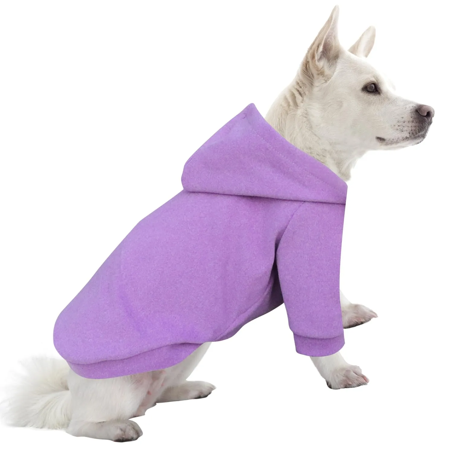 HuaLiSiJi Felpa con Cappuccio per Cani e Gatti, Viola, L - immagine 1