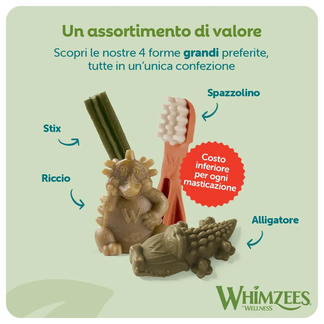Whimzees Box Varietà, Taglia L, 14 Pezzi - immagine 3