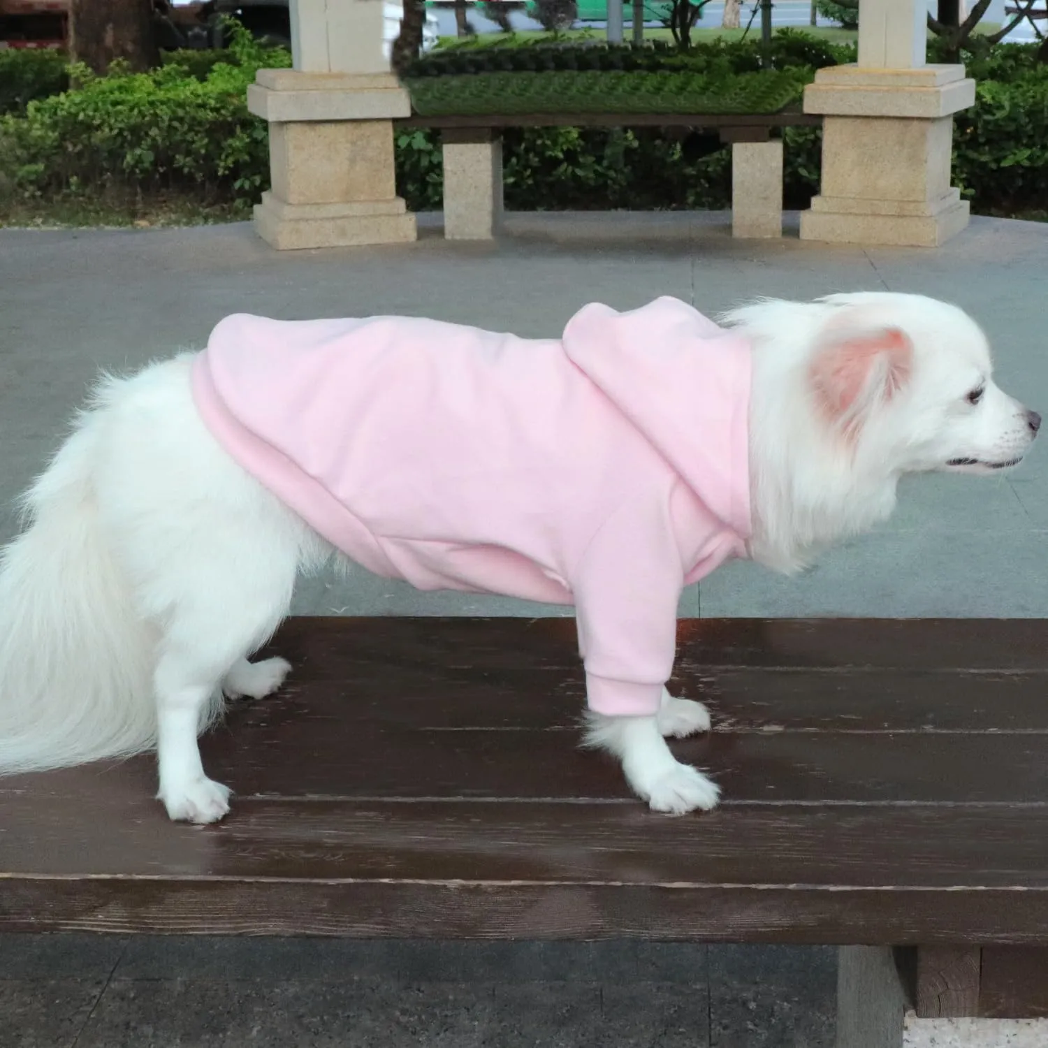 HuaLiSiJi Felpa per Cani e Gatti, XL, Rosa+Viola - immagine 4