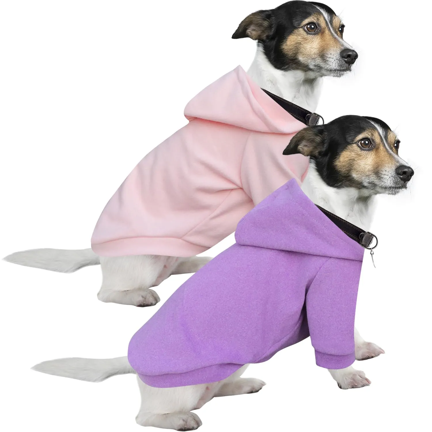 HuaLiSiJi Felpa Maglione Pigiama per Cani, 3XL, Rosa+Viola - immagine 1