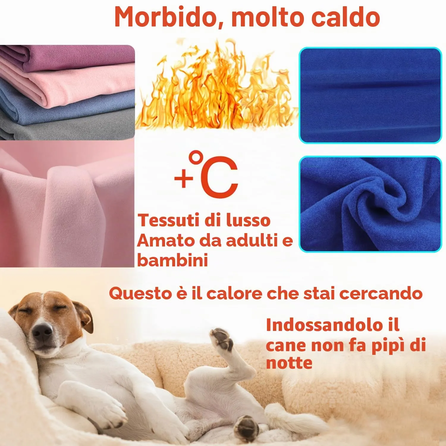 HuaLiSiJi Felpa per Cane, S, Blu Scuro - immagine 2