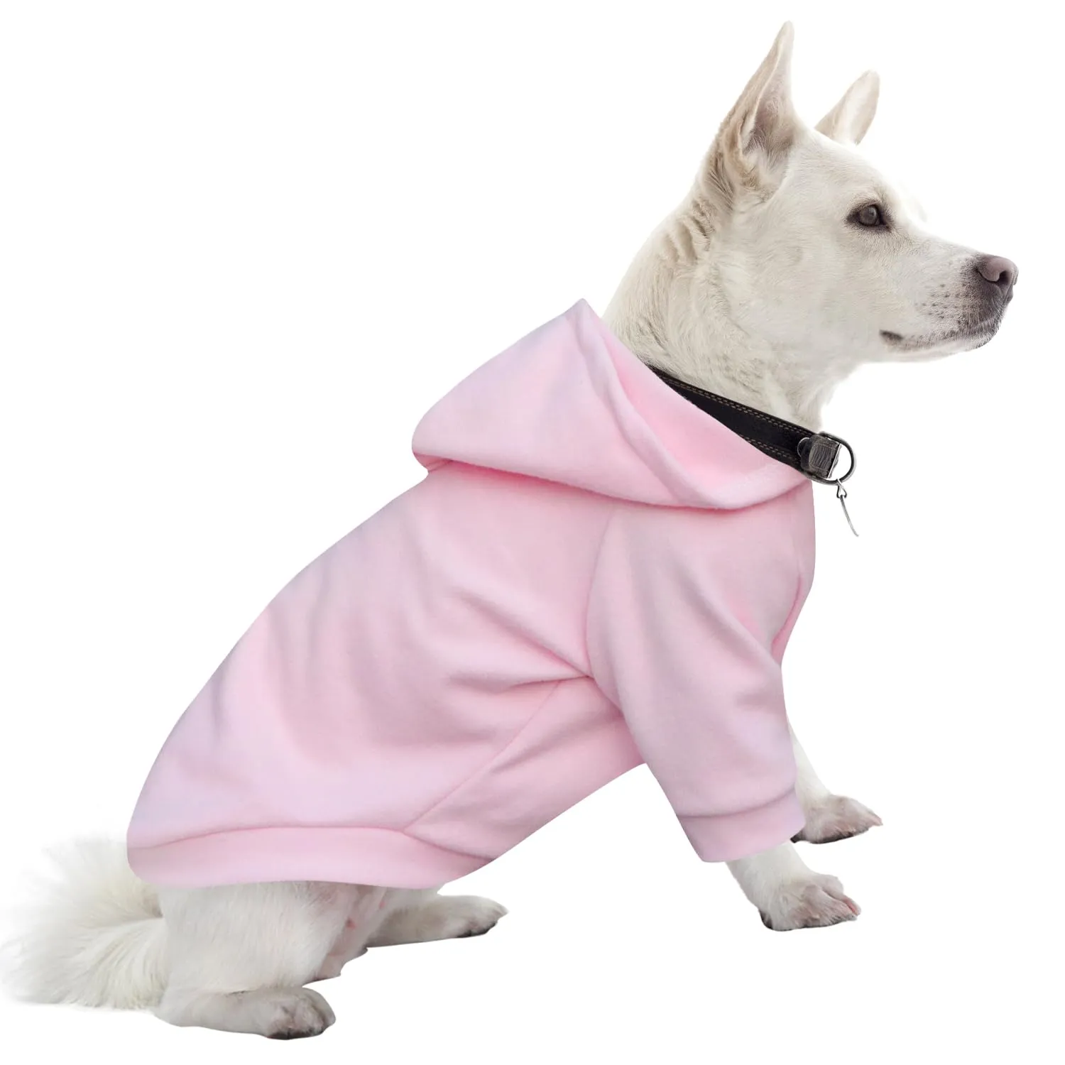 HuaLiSiJi Felpa per Cani e Gatti, Rosa, Taglia L - immagine 1