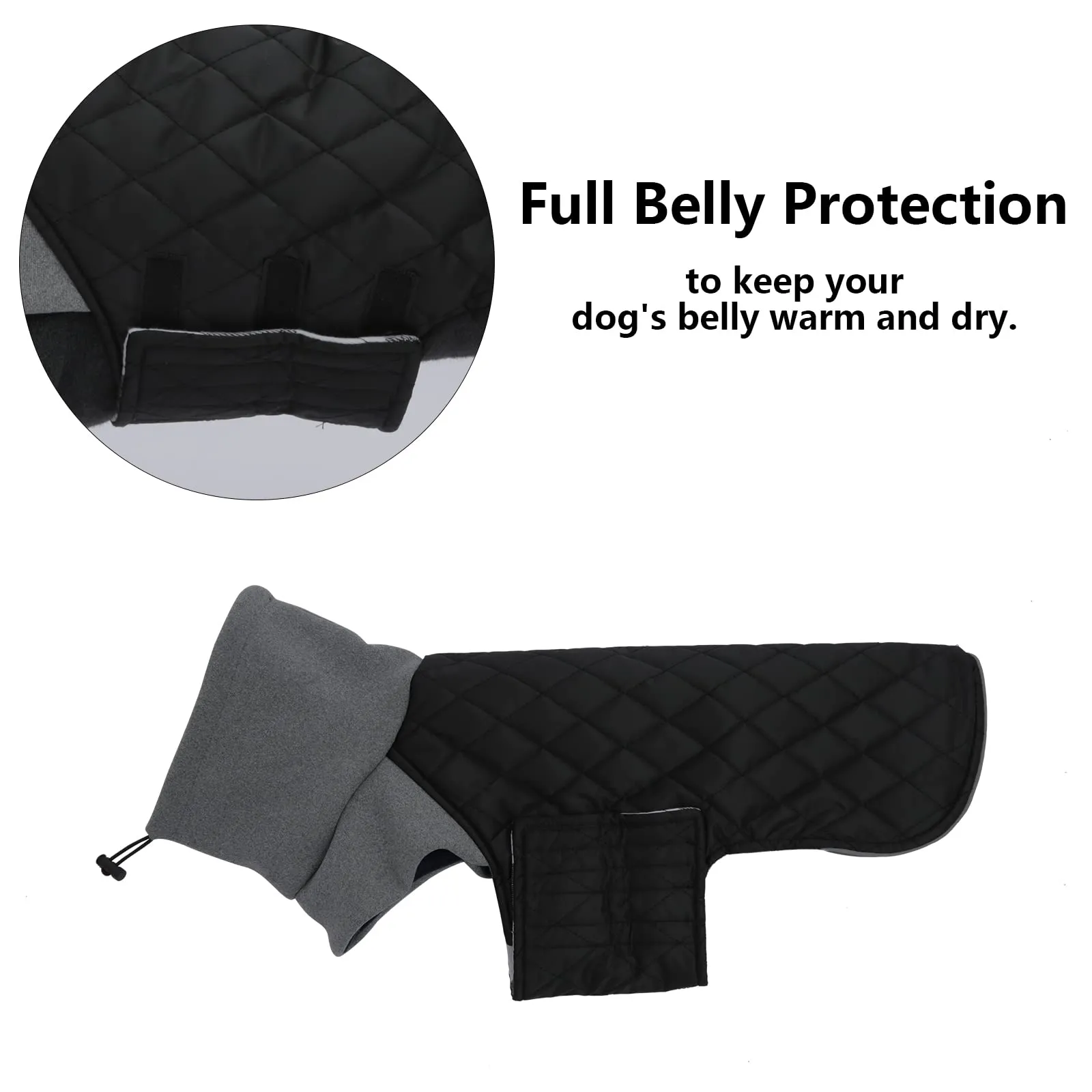 Geyecete Cappotto Invernale Impermeabile e Antivento per Bassotto, Nero, XS - immagine 5