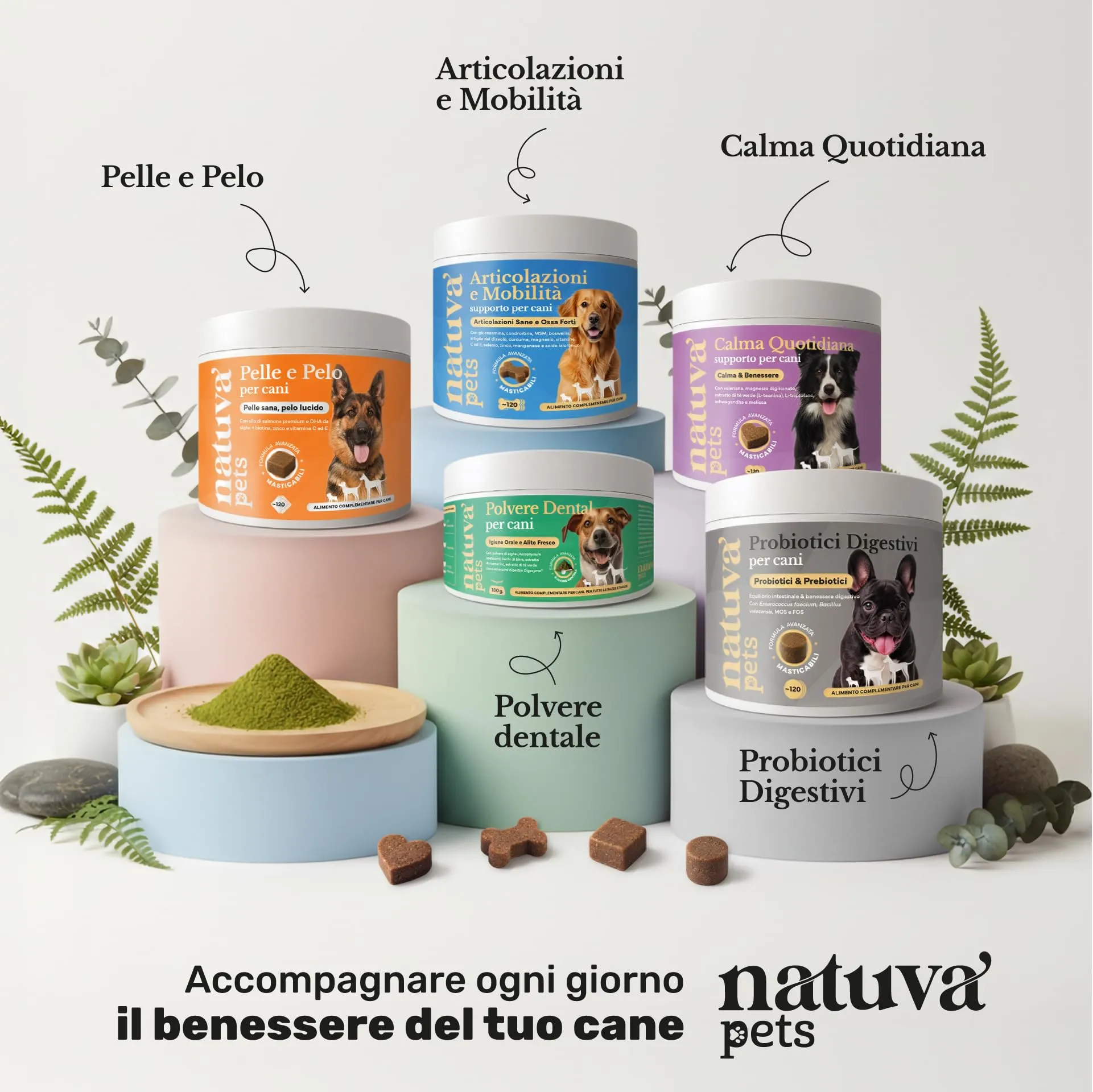 Natuva Pets Integratore Articolazioni Cane - 120 Masticabili Naturali Joint Care - immagine 10