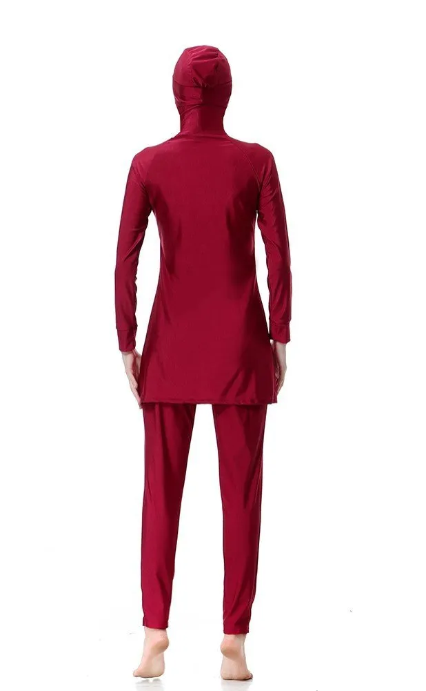 WOWDECOR Burkini Costume da Bagno Musulmano per Donne e Ragazze, Copertura Completa - immagine 5
