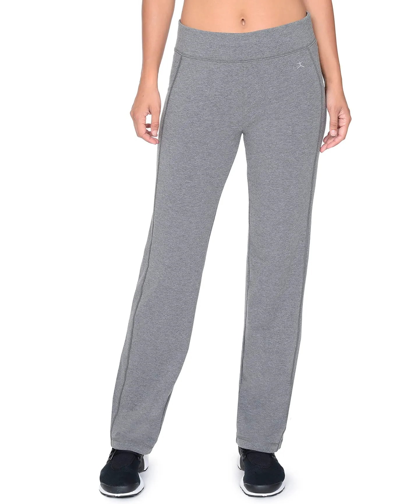 Danskin Essentials Pantaloni da Yoga, Grigio Antracite Mélange, XS - immagine 1