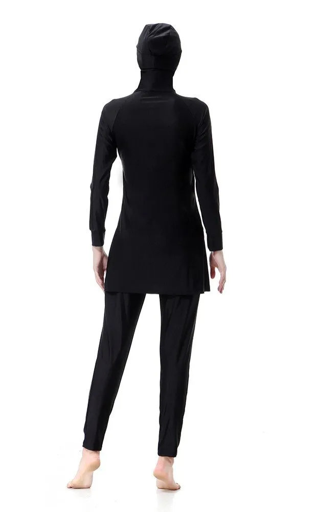 WOWDECOR Burkini Costume da Bagno Musulmano per Donne e Ragazze Copertura Completa - immagine 5
