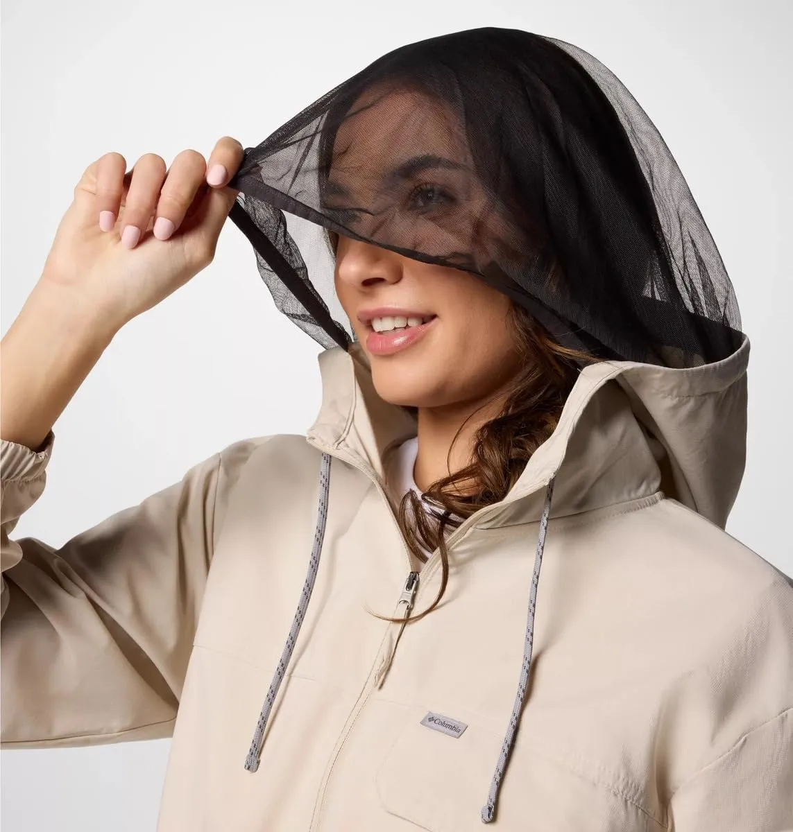 Columbia Skien Valley Hooded LS Women's Lightweight Jacket - Dark Stone, L - immagine 3