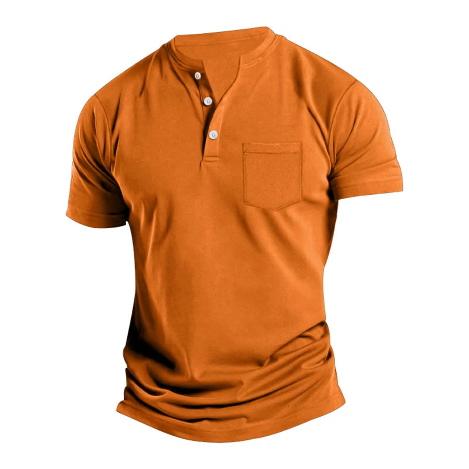 Generico Camicia Uomo Taglie Forti Manica Lunga Rossa Cotone - immagine 4