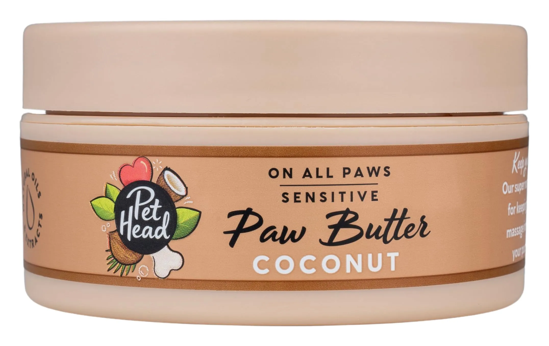 Pet Head On All Paws Burro per zampette al cocco, 40g - immagine 2