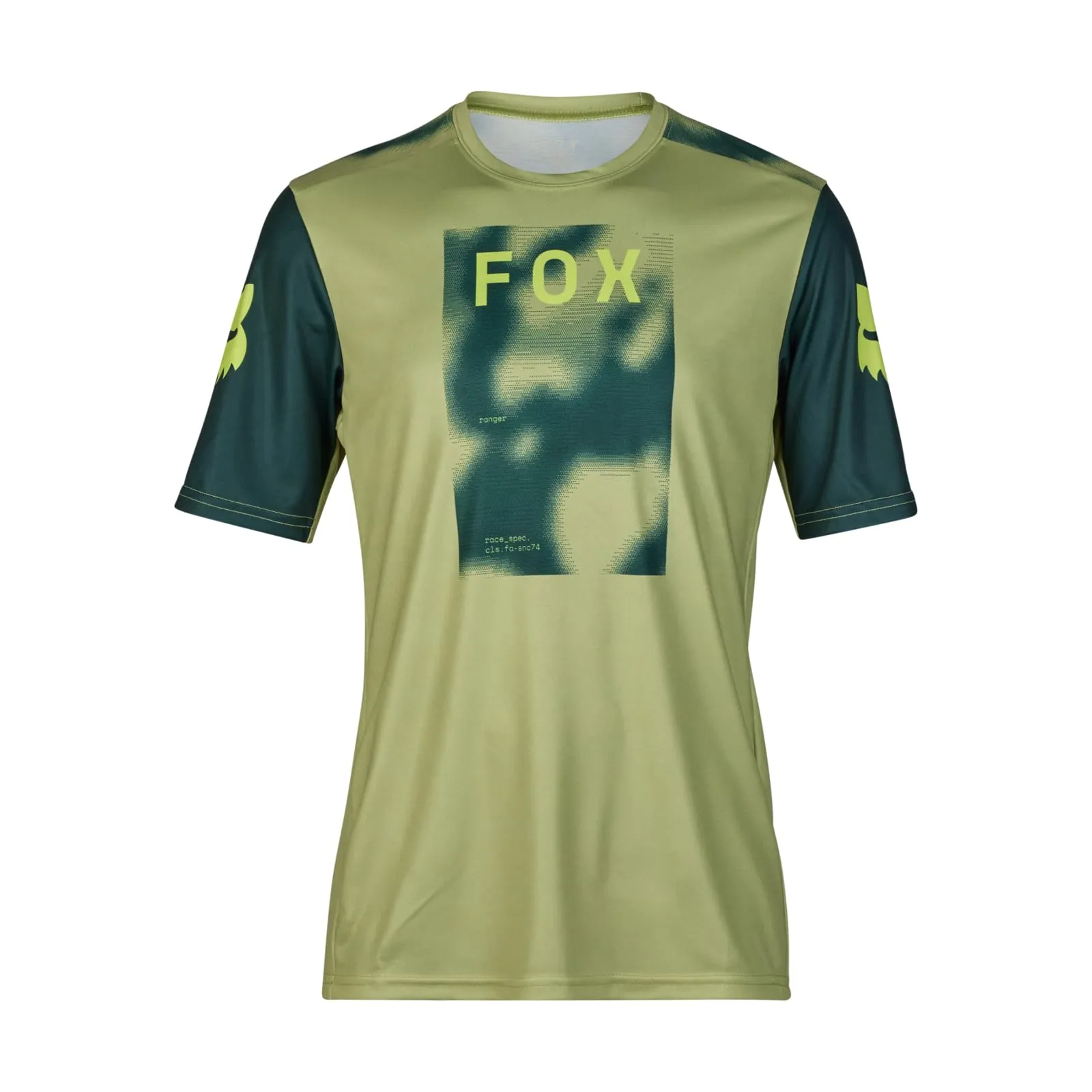 Fox Racing Ranger Men's Short Sleeve Jersey, Provocazione Gara Verde Pallido, XL - immagine 3