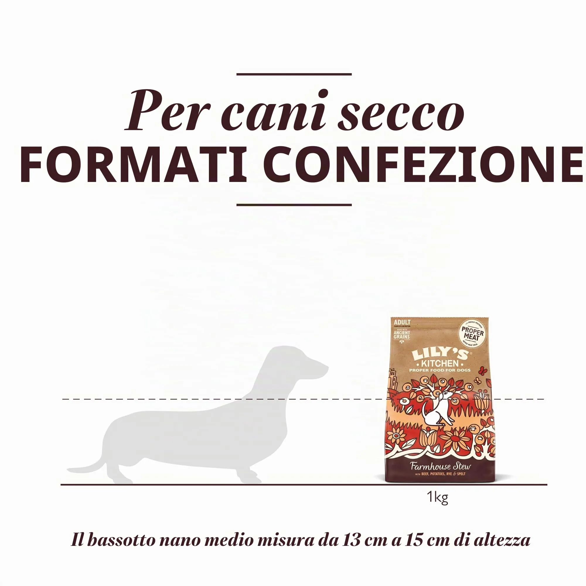 Lily's Kitchen Cibo secco per cani adulti Stufato di manzo con grani antichi, 1kg - immagine 6