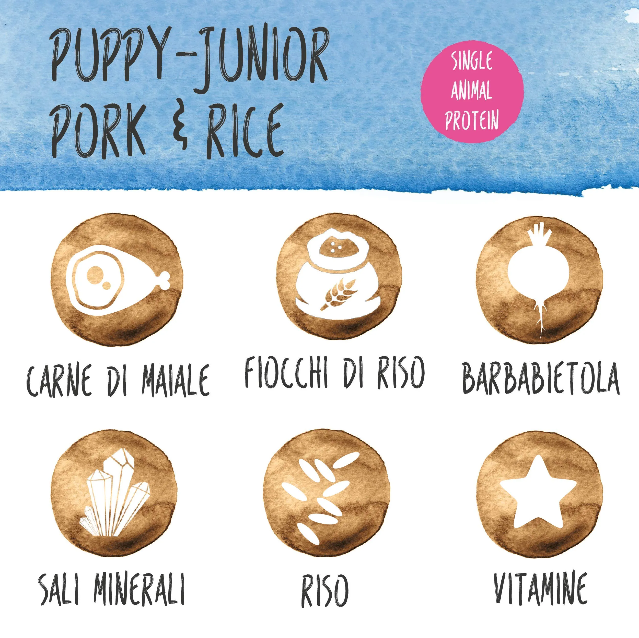 Aldog Puppy Junior Pork and Rice, 12 kg, Medium Breed - immagine 3