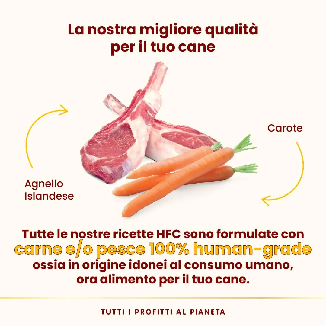 Almo Nature HFC Complete Alimento Umido per Cani Adulti Agnello Islandese con Carote 85g, Confezione da 17 - immagine 3