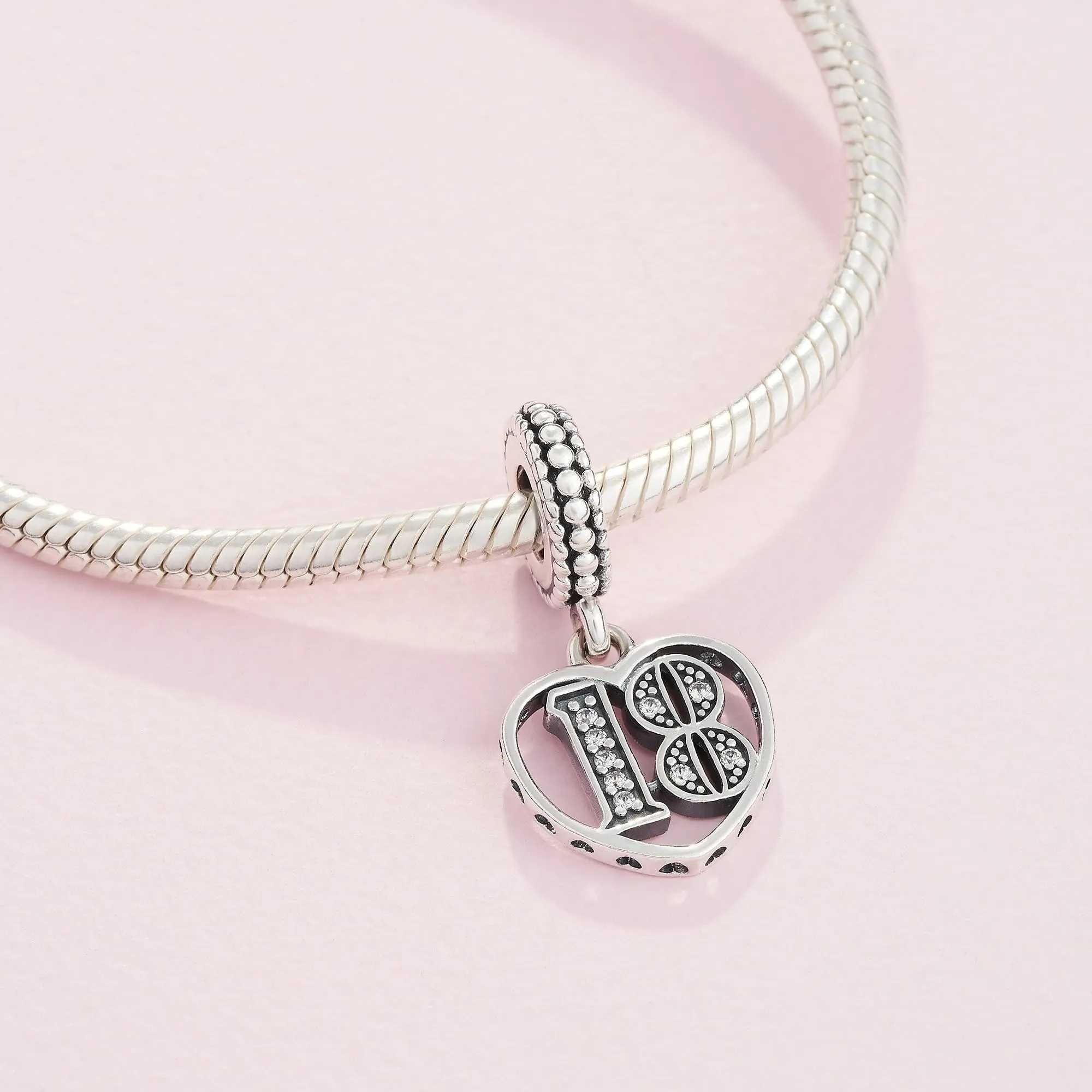 Pandora Icons Pendente in argento con zirconia cubica trasparente - immagine 5