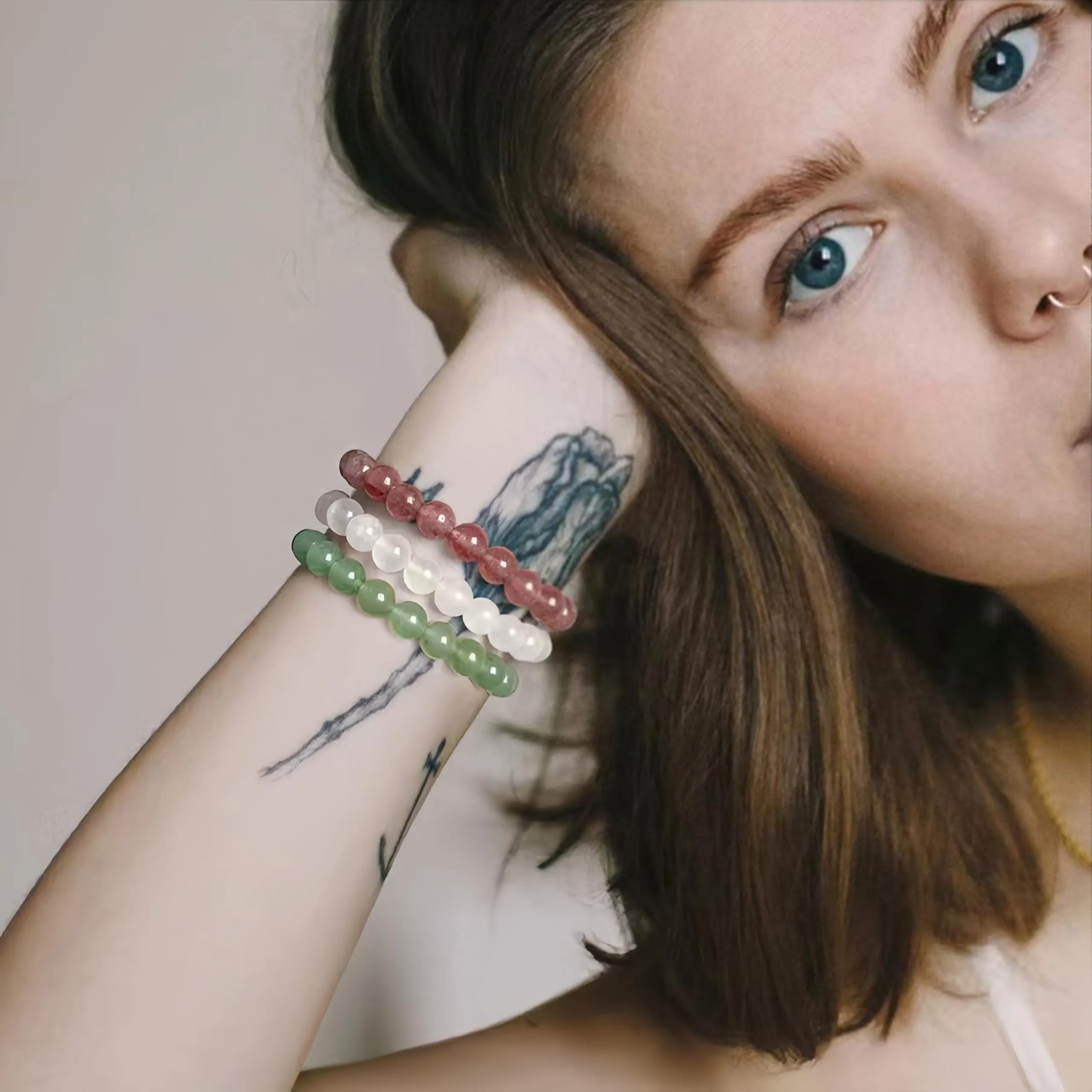 SAIBANGZI Bracciali con Pietre Naturali - immagine 4