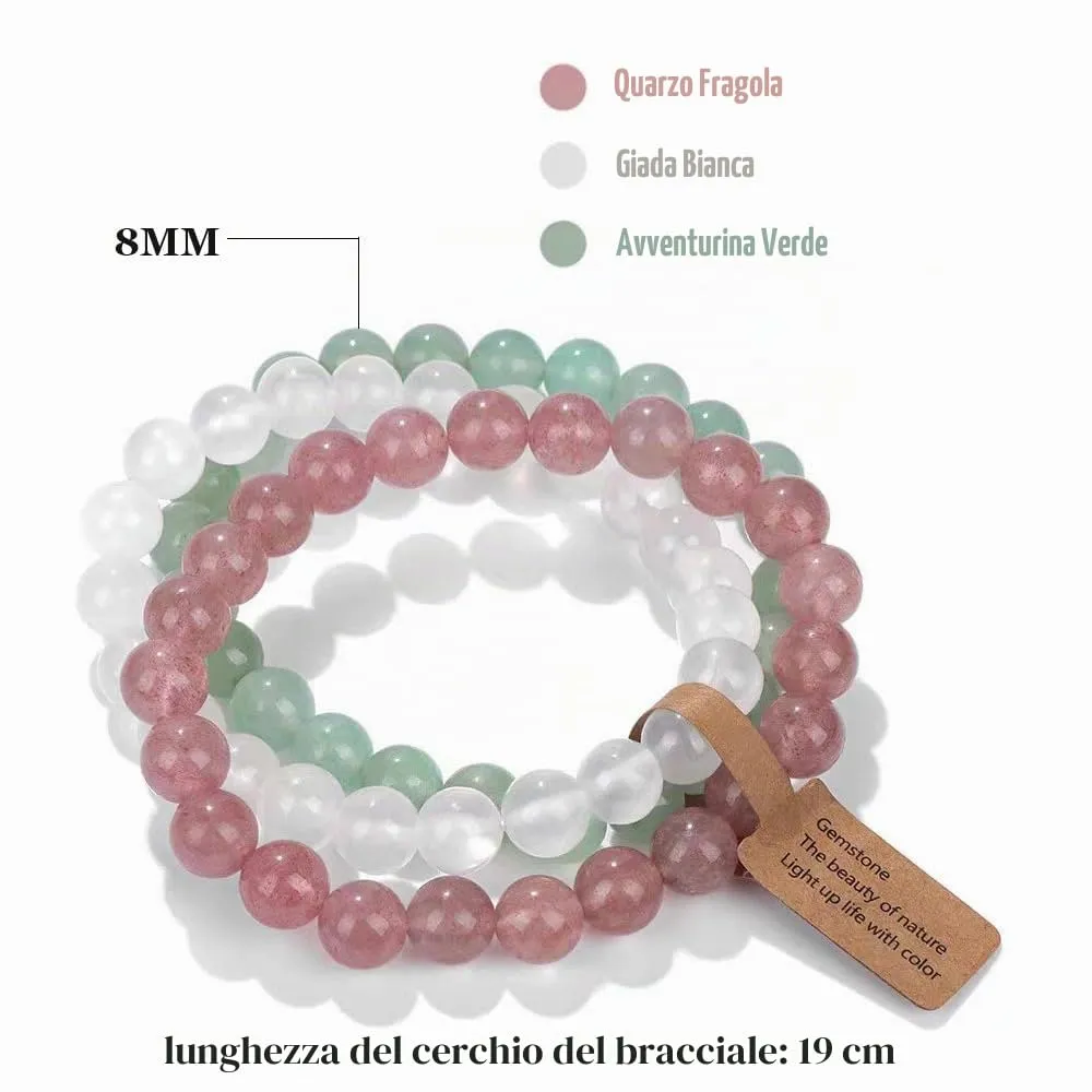 SAIBANGZI Bracciali con Pietre Naturali - immagine 5