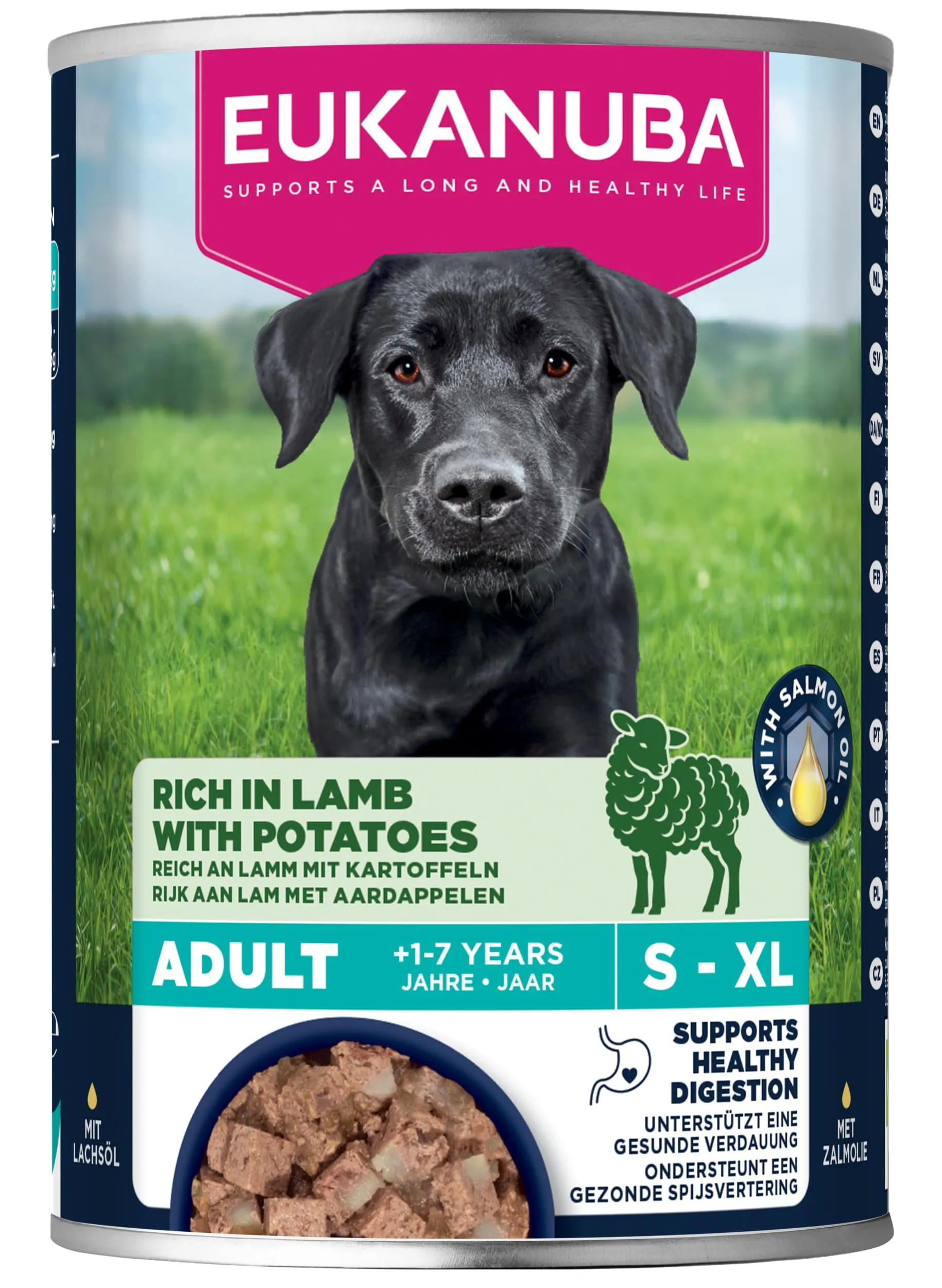 Eukanuba Cibo Umido per Cani Adulti con Agnello e Patate, 6 x 400 g - immagine 8