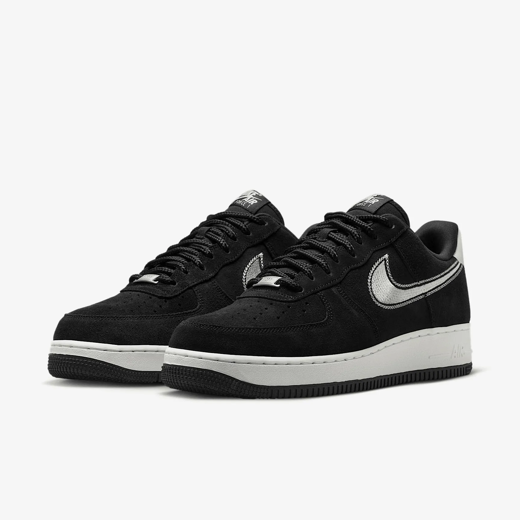 Nike Air Force 1 '07 LV8 Sneaker Black Sail HJ4465-001 - immagine 2