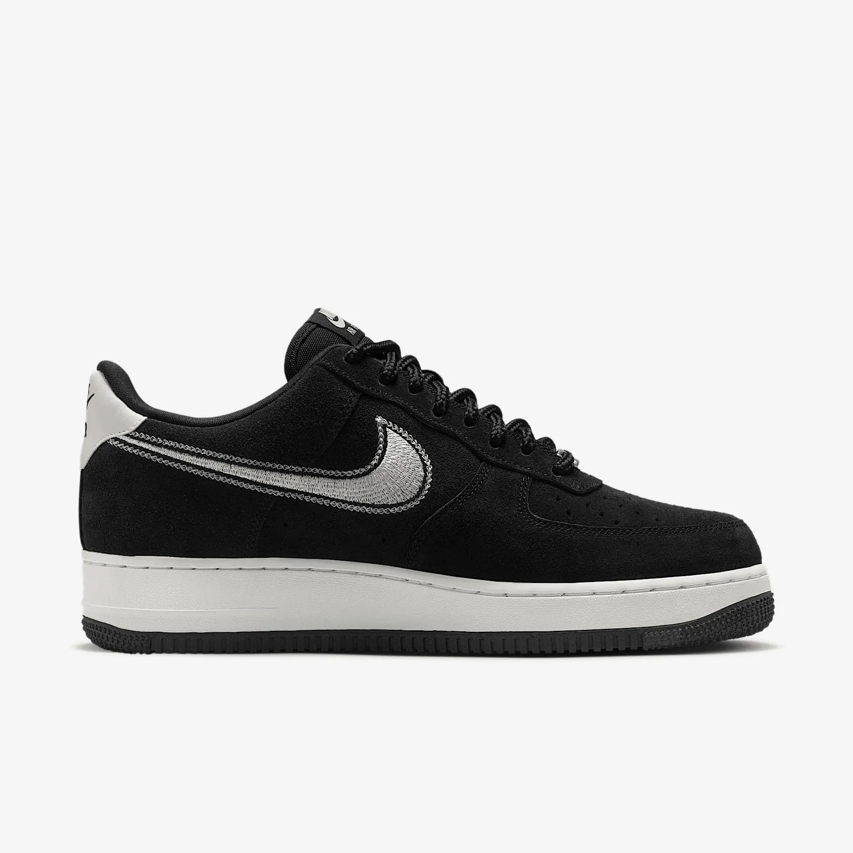 Nike Air Force 1 '07 LV8 Sneaker Black Sail HJ4465-001 - immagine 3