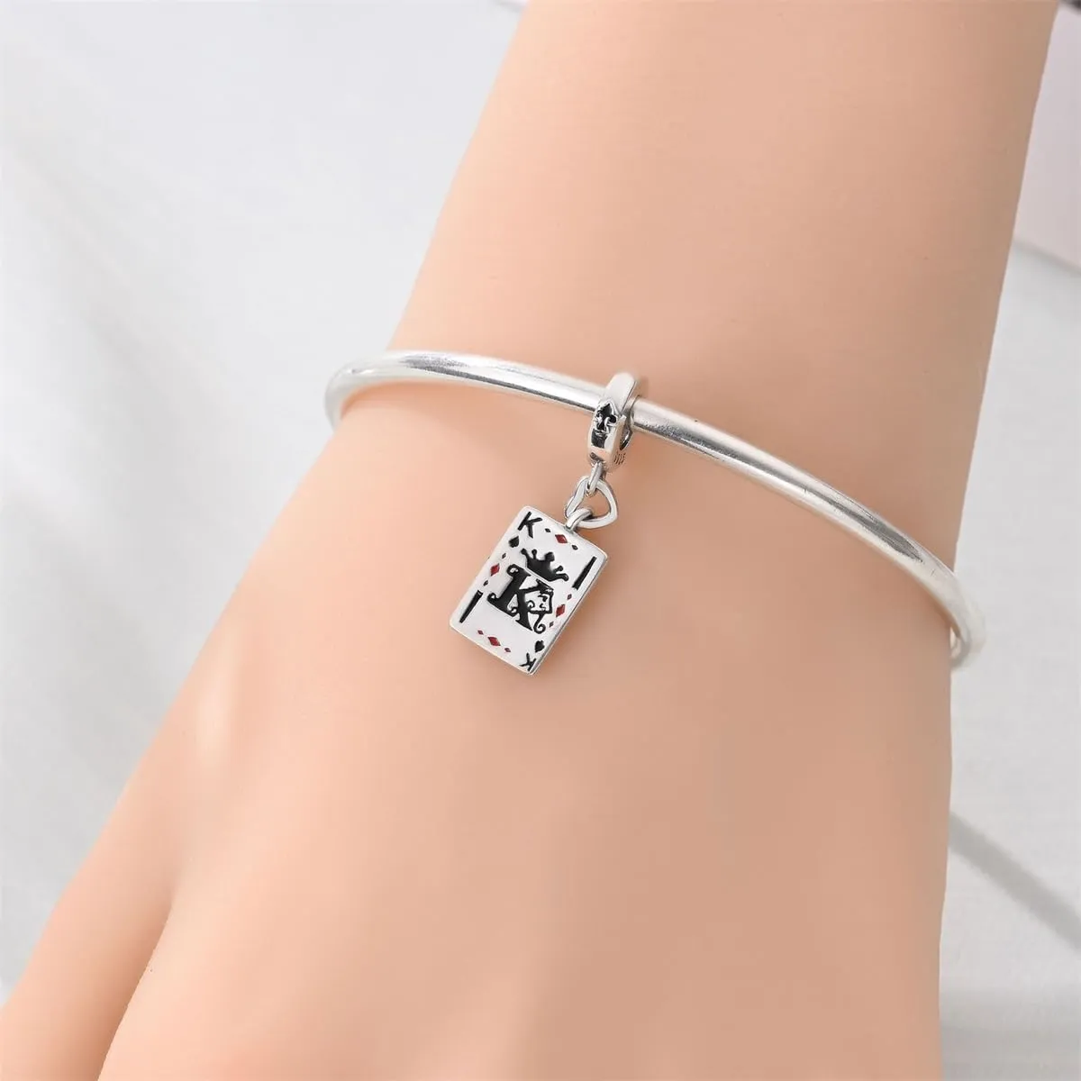 QIKAOLA Ciondolo Bead Charm in Argento Sterling S925 per Bracciali e Collane Europee da Donna - immagine 2