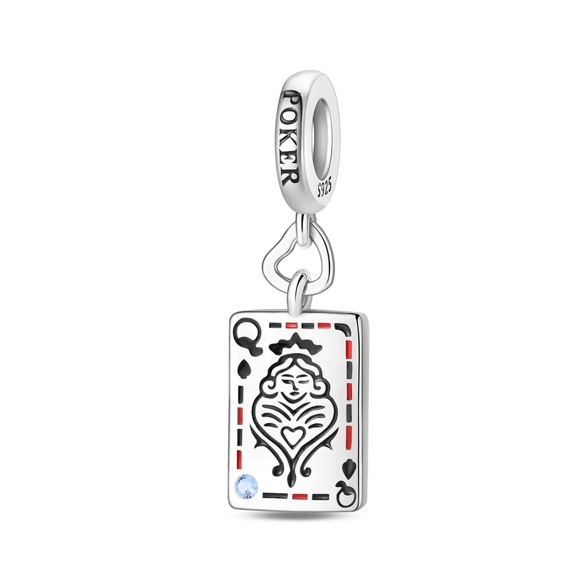 QIKAOLA Ciondolo Bead Charm in Argento Sterling S925 per Bracciali e Collane Europee da Donna - immagine 1