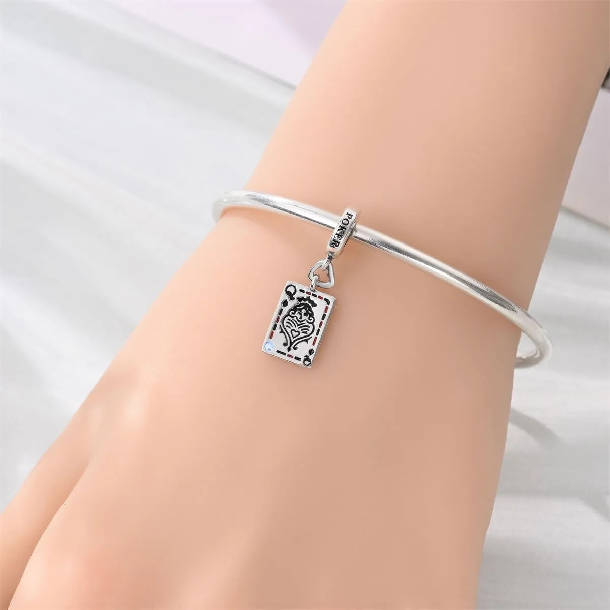 QIKAOLA Ciondolo Bead Charm in Argento Sterling S925 per Bracciali e Collane Europee da Donna - immagine 2