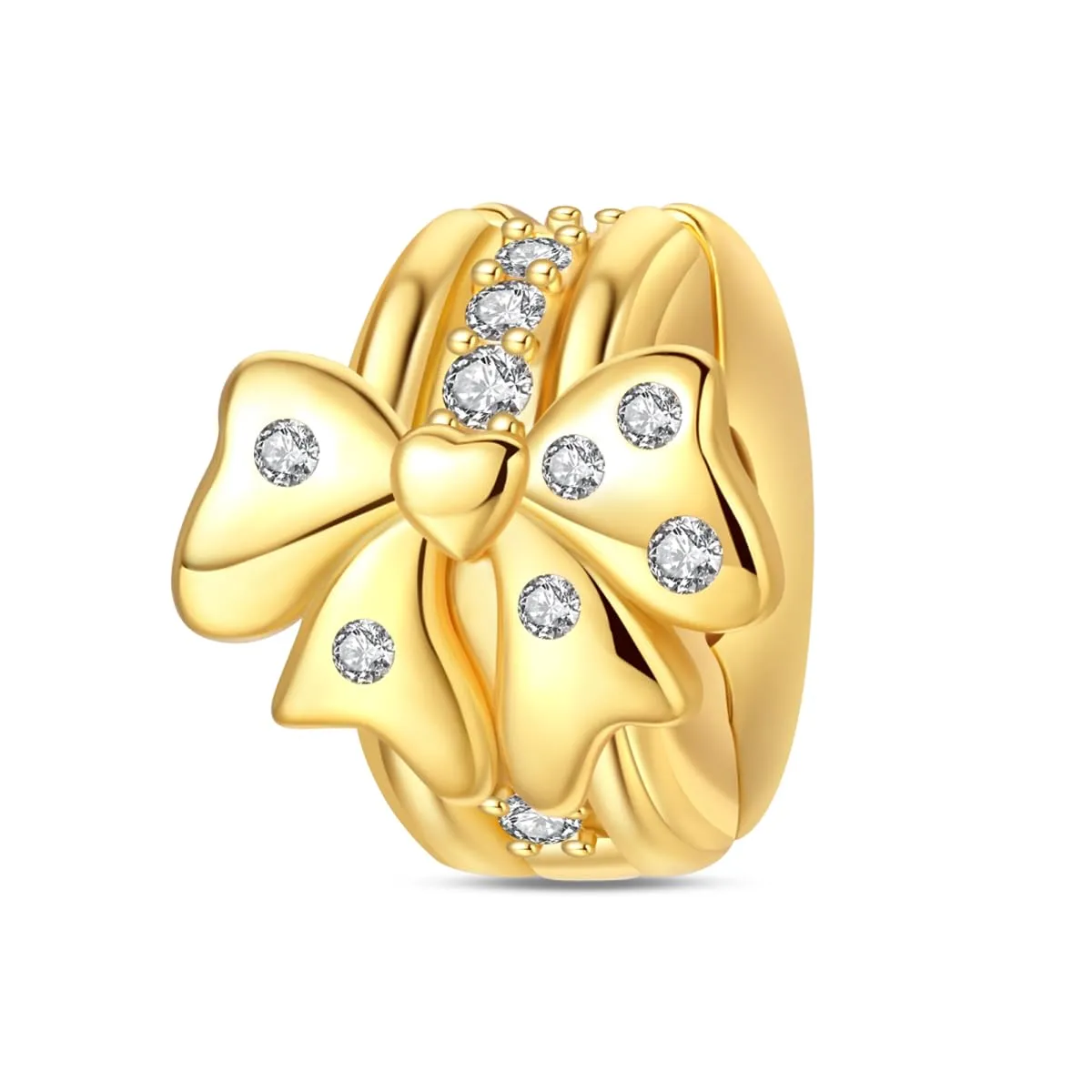 QIKAOLA Ciondolo Bead Charm in Argento Sterling S925 per Bracciali e Collane Europee da Donna - immagine 1