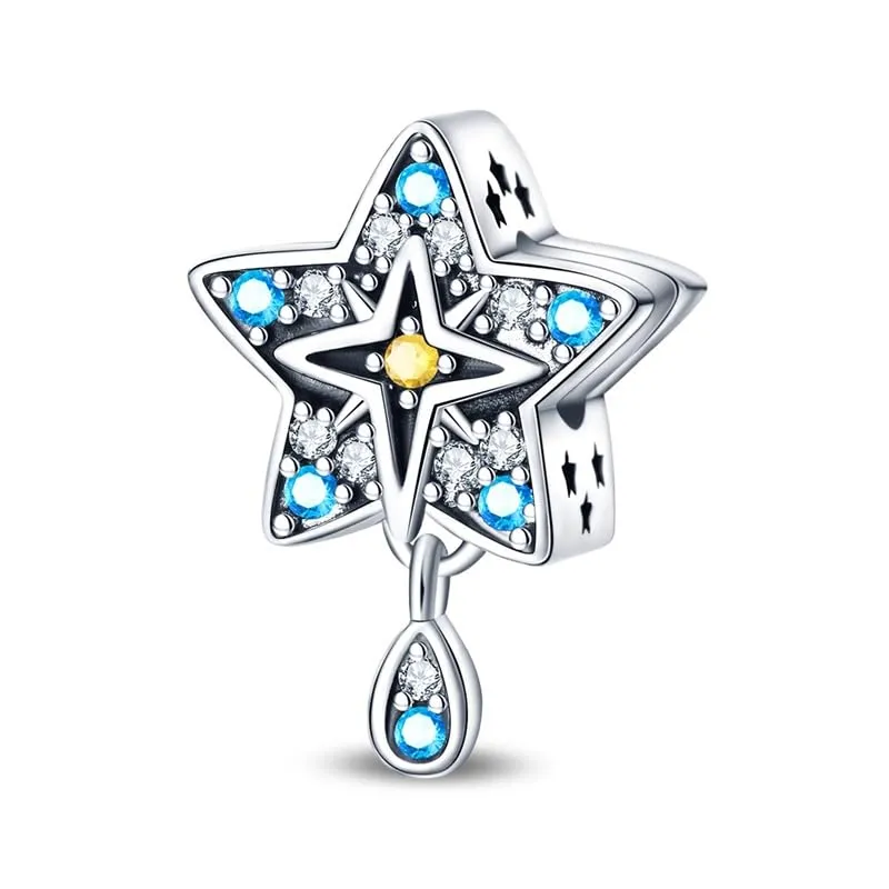 QIKAOLA Ciondolo Bead Charm in Argento Sterling S925 per Bracciali e Collane Europee da Donna - immagine 1
